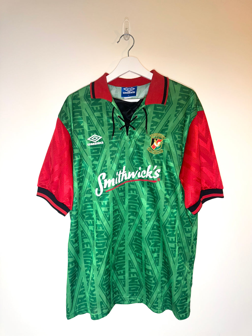 Glentoran FC 1992/94 Home Shirt XL (9/10)
