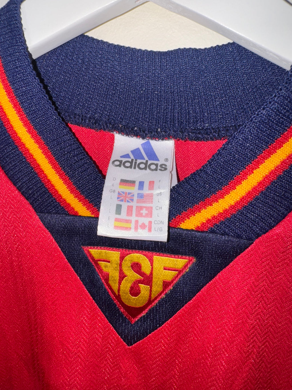 Spain 1998 Home Shirt L (9/10)