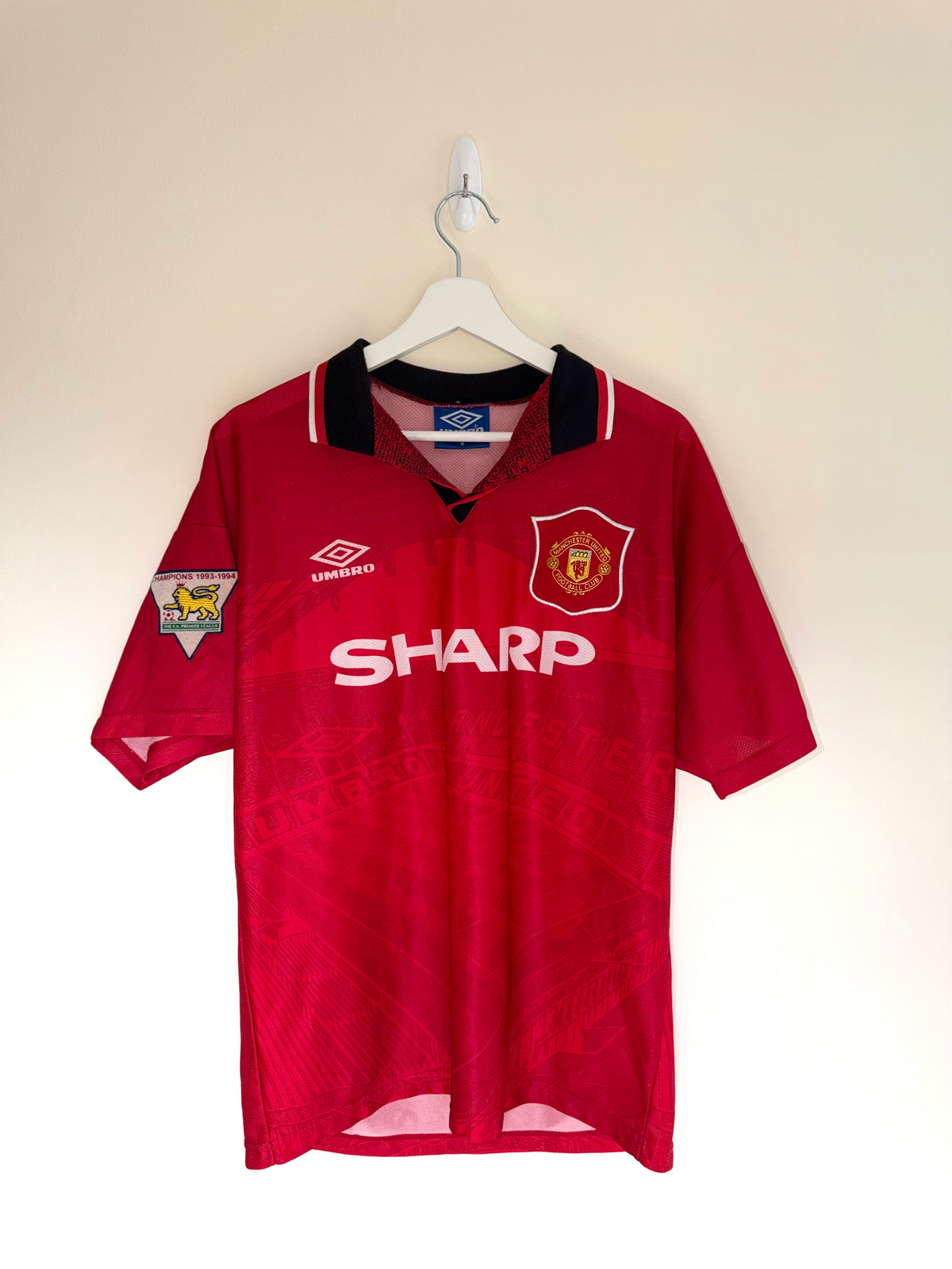 Manchester United 1994/96 Home Shirt *COLE* M (8.5/10)