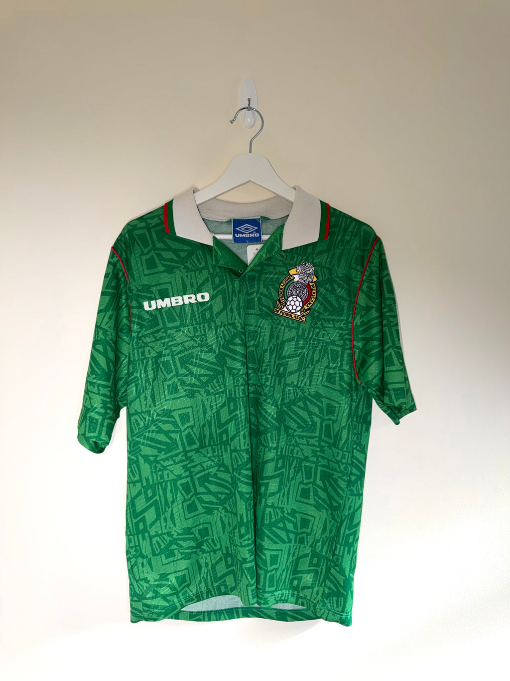 Mexico 1993/95 Home Shirt L (8/10)