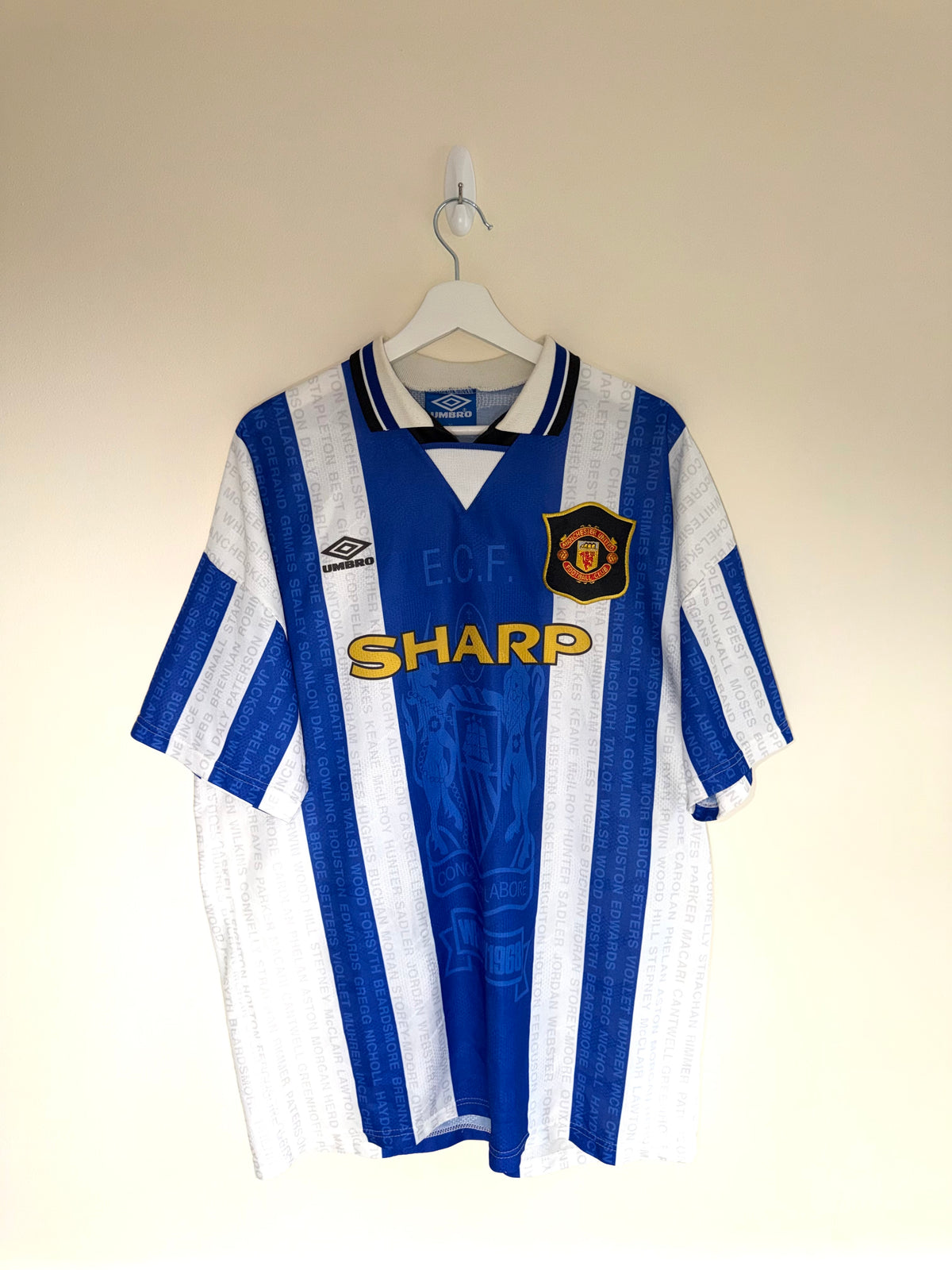 Manchester United 1994/96 Third Shirt XL (8/10)