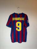 FC Barcelona 2009/10 Home Football Shirt *IBRAHIMOVIC* Large (8/10)