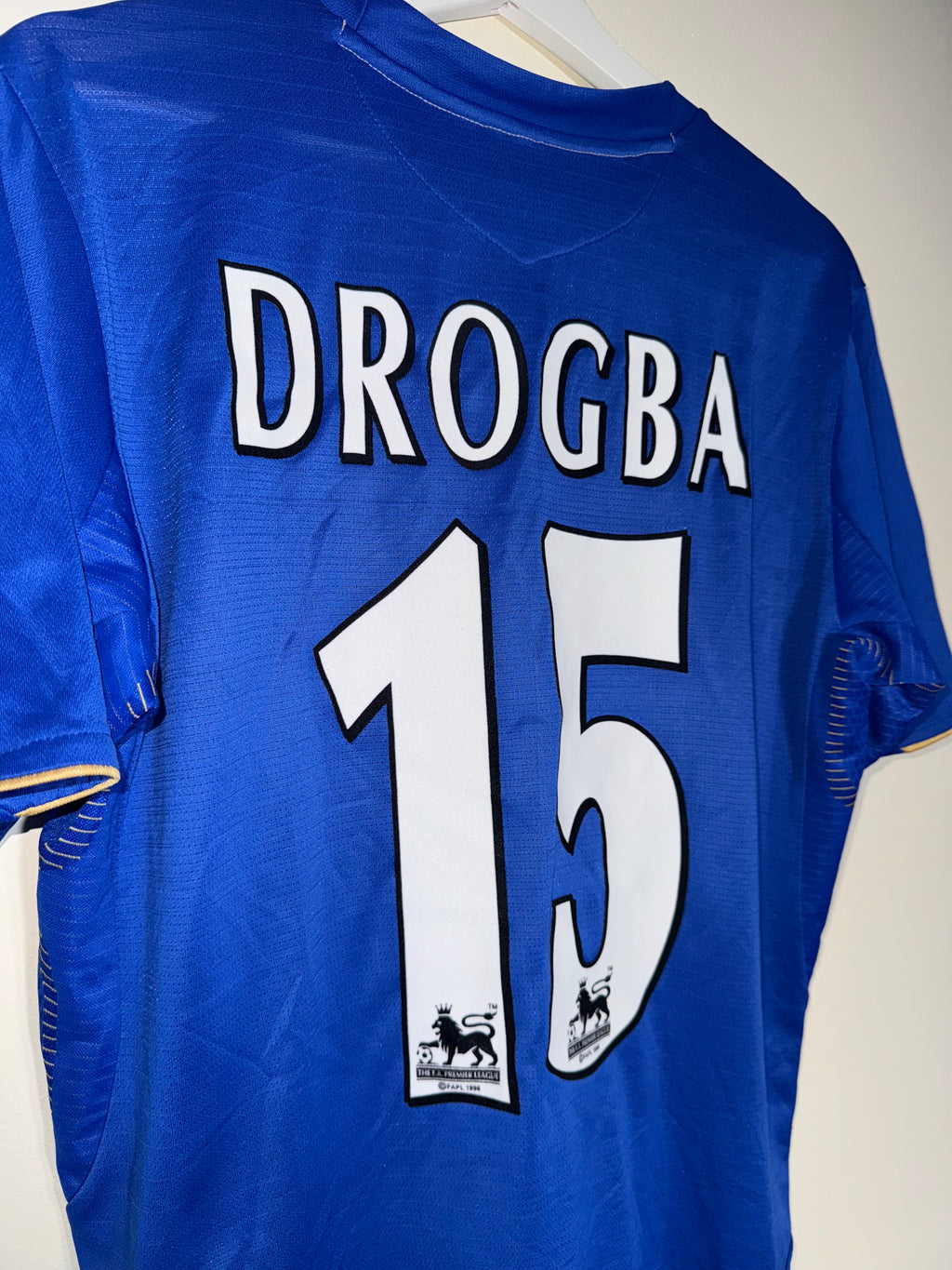 Chelsea 2005/06 Centenary Home Football Shirt *DROGBA* (7/10) M