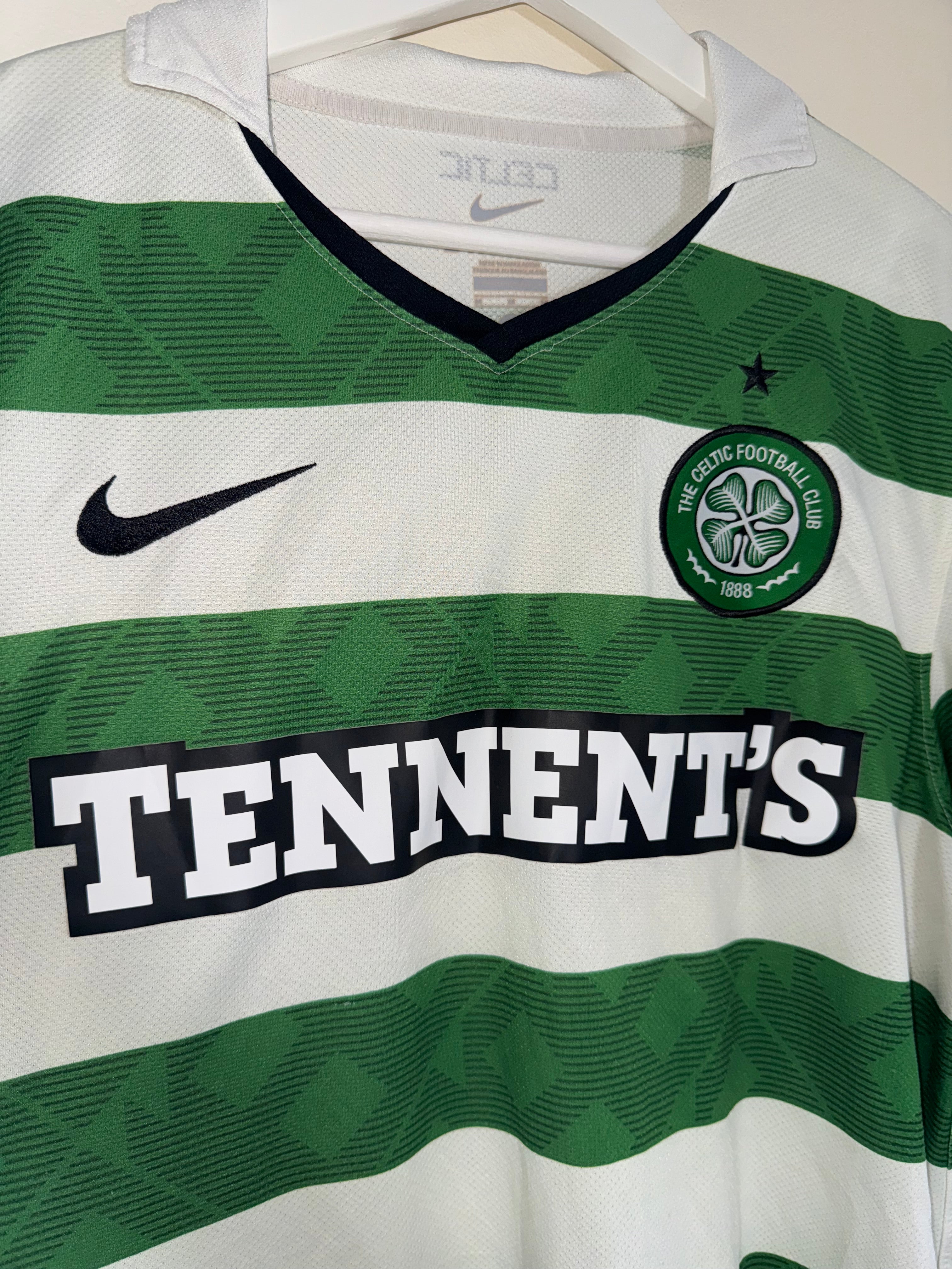 Celtic 2010/11 Home Shirt L/S M (9/10)
