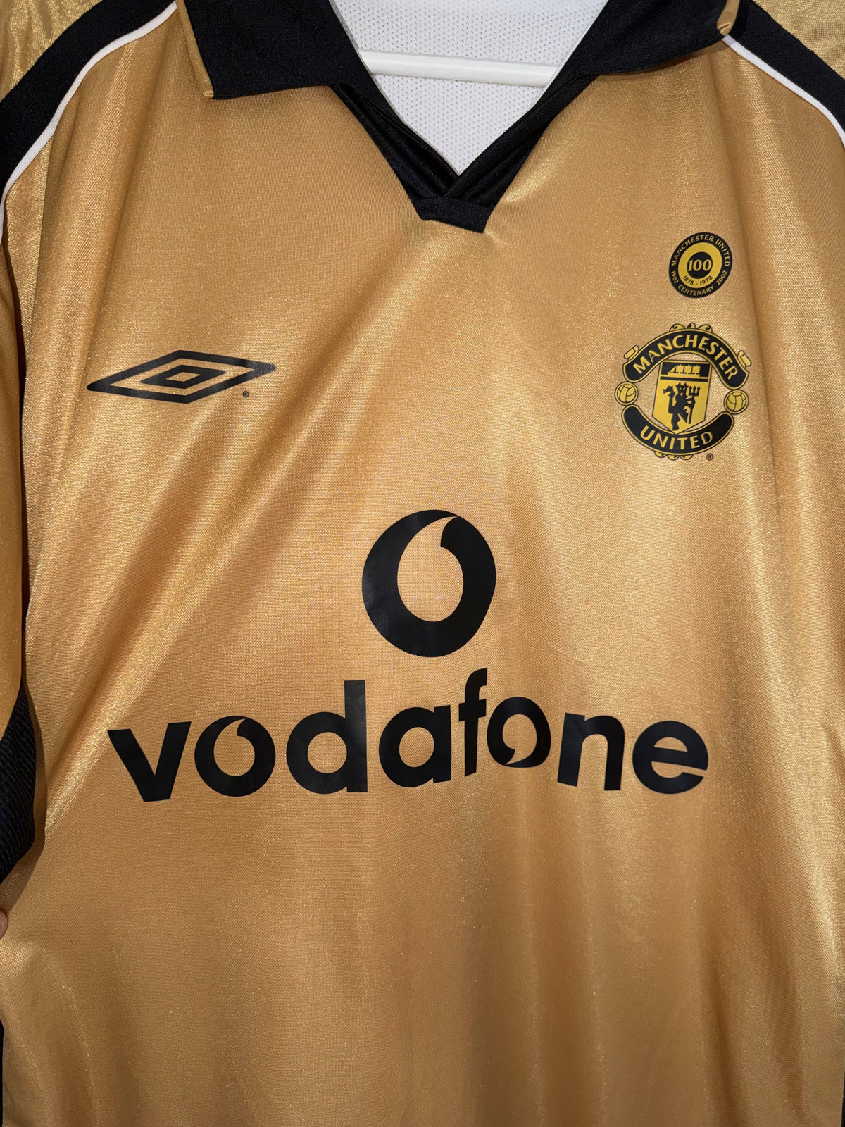Manchester United 2001/02 Reversible Away/Third Shirt L (9/10)