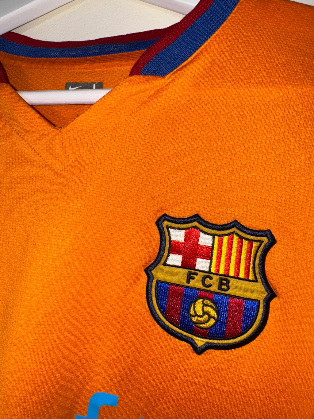 FC Barcelona 2006/08 Away Football Shirt *RONALDINHO* L (8.5/10)