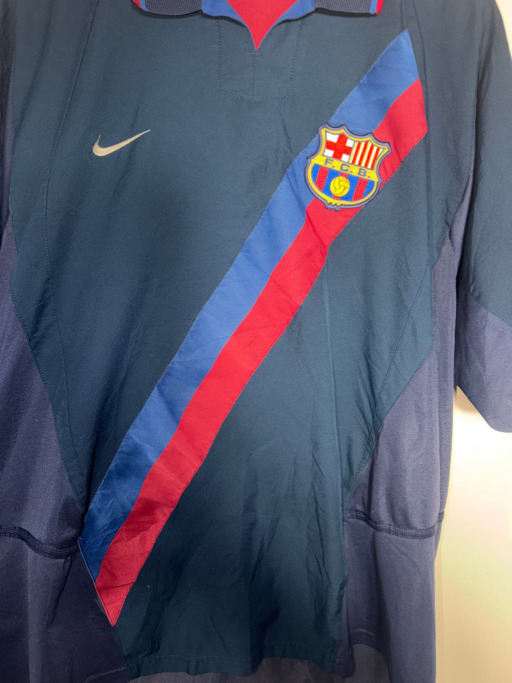 Barcelona 2002/03 Away Football Shirt *RONALDINHO* Large (8/10)