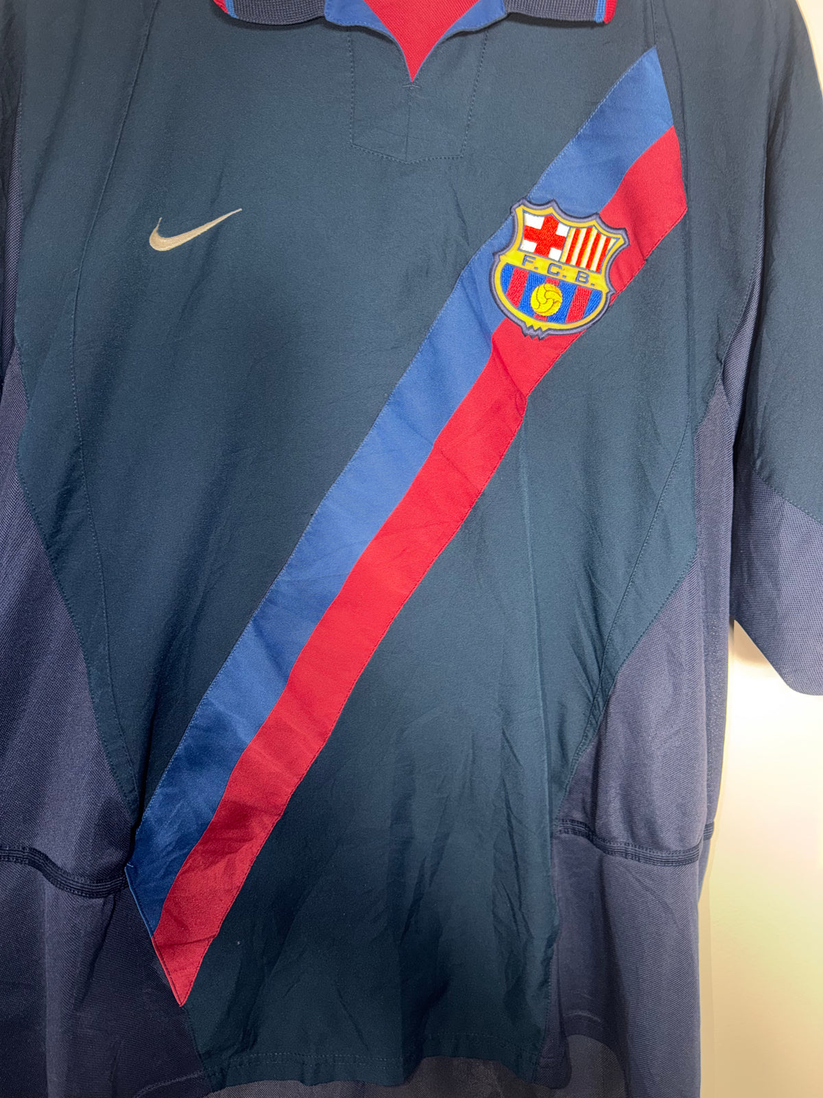 Barcelona 2002/03 Away Football Shirt *RONALDINHO* Large (8/10)