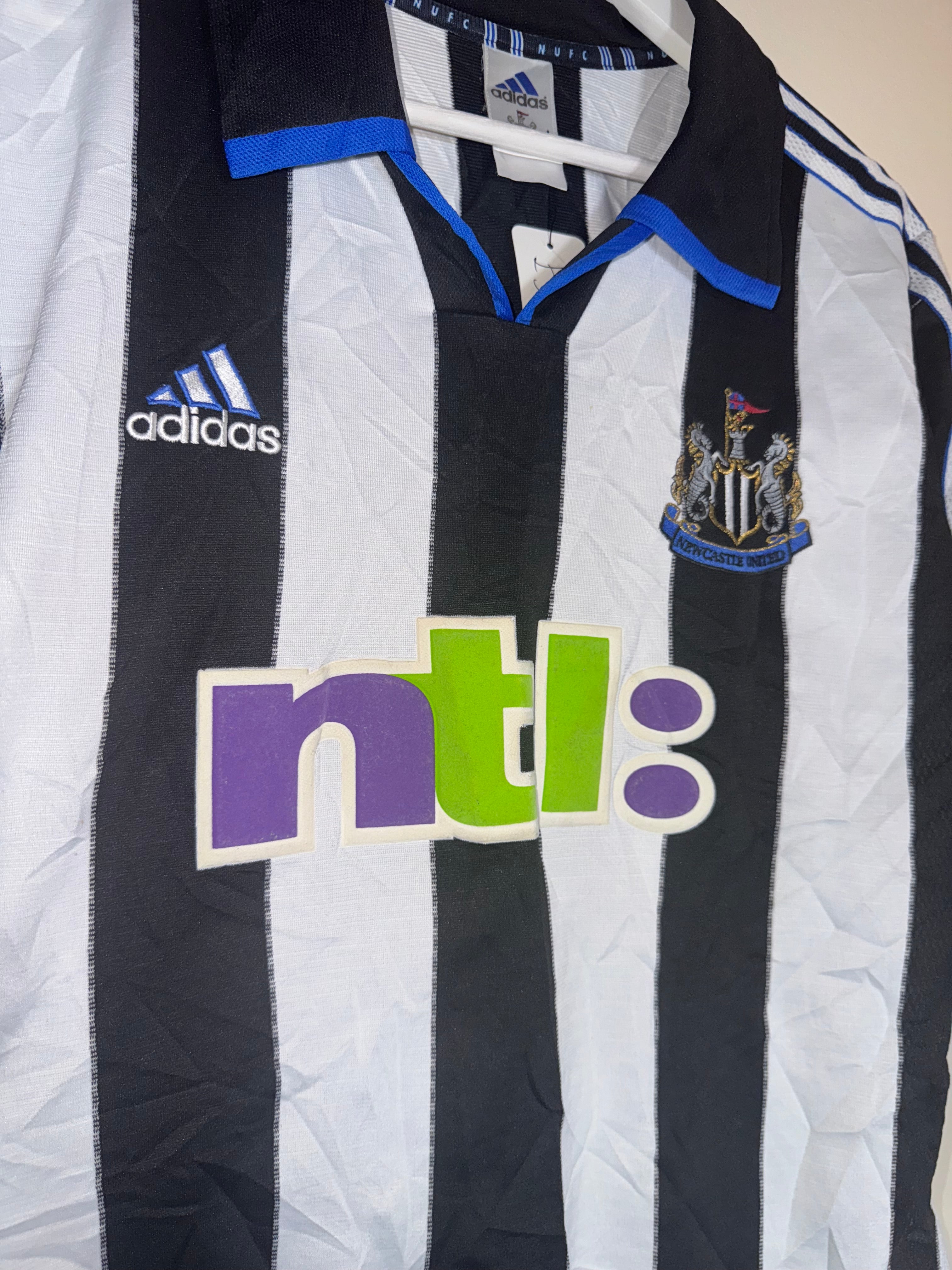 Newcastle United 2000/01 Home Shirt Large (8/10)