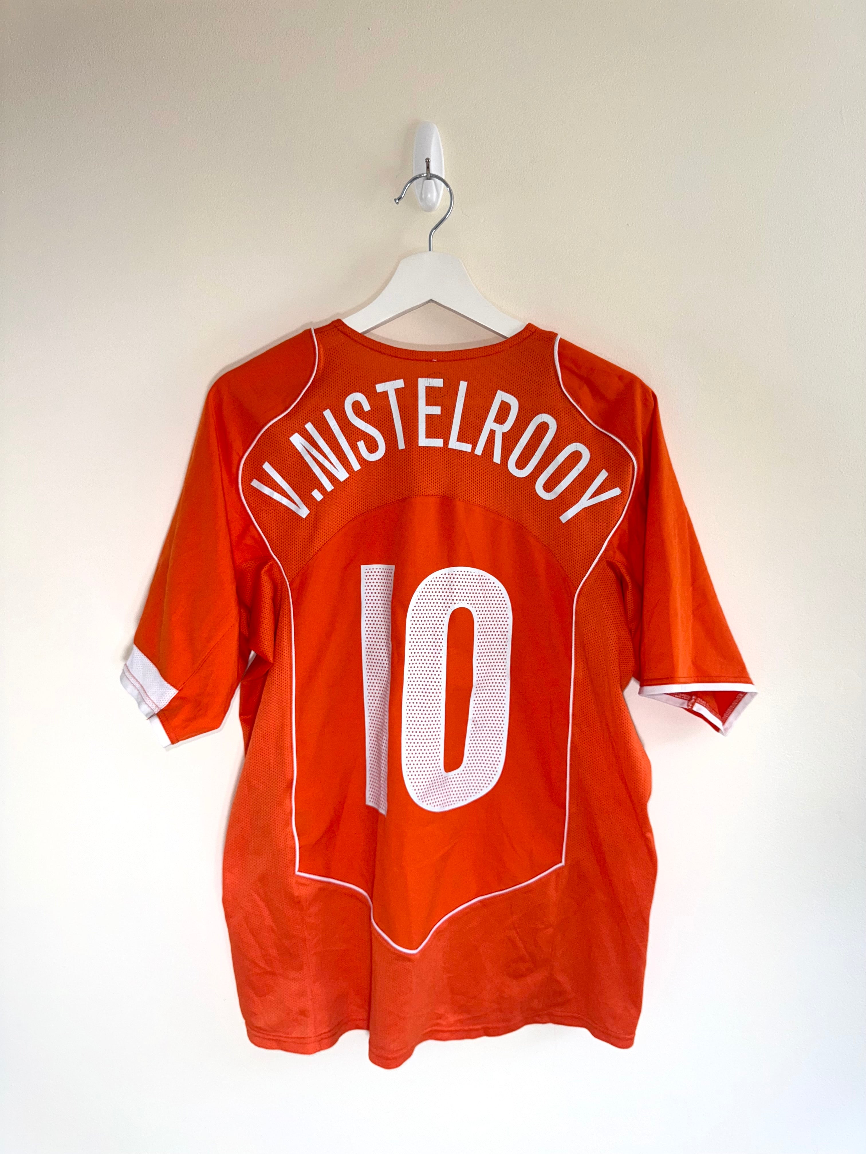 Netherlands 2004 Home Shirt *VAN NISTELROOY* M