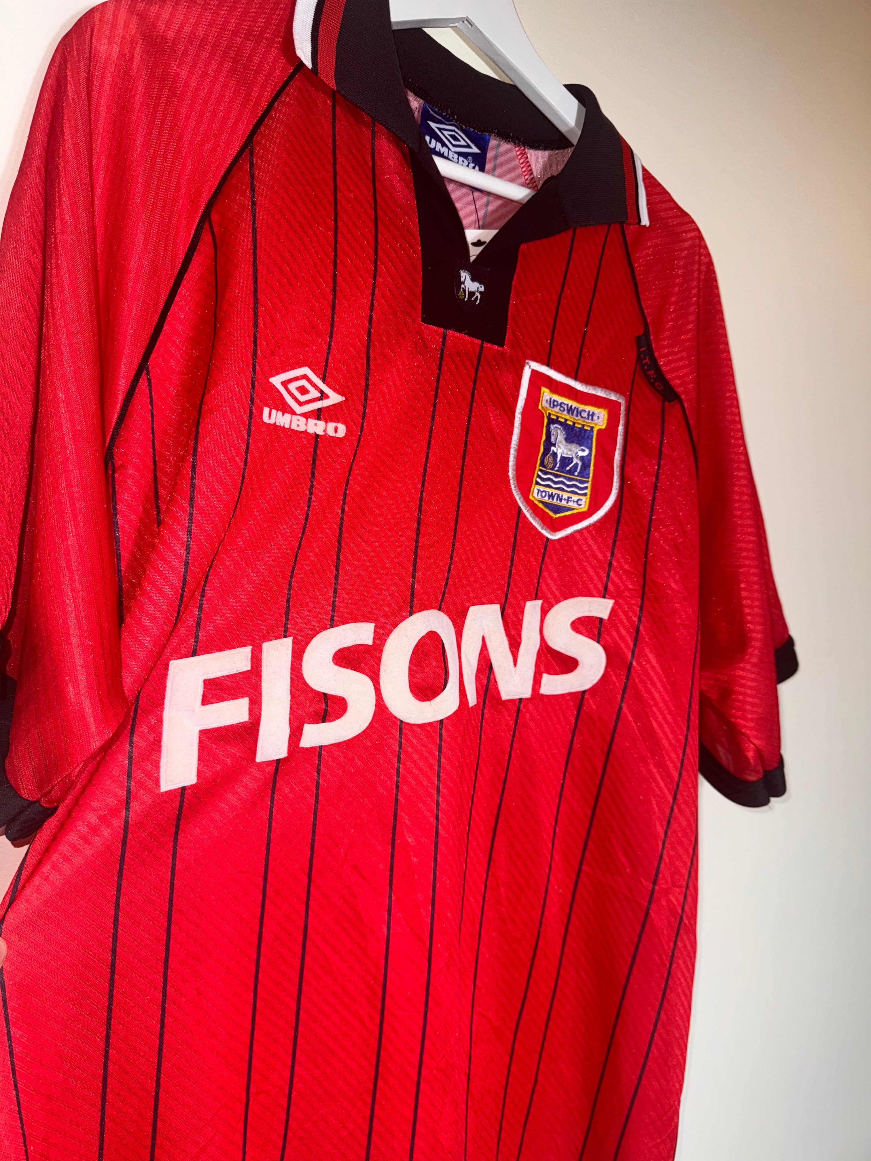 Ipswich Town 1993/95 Away Shirt XL (8.5/10)