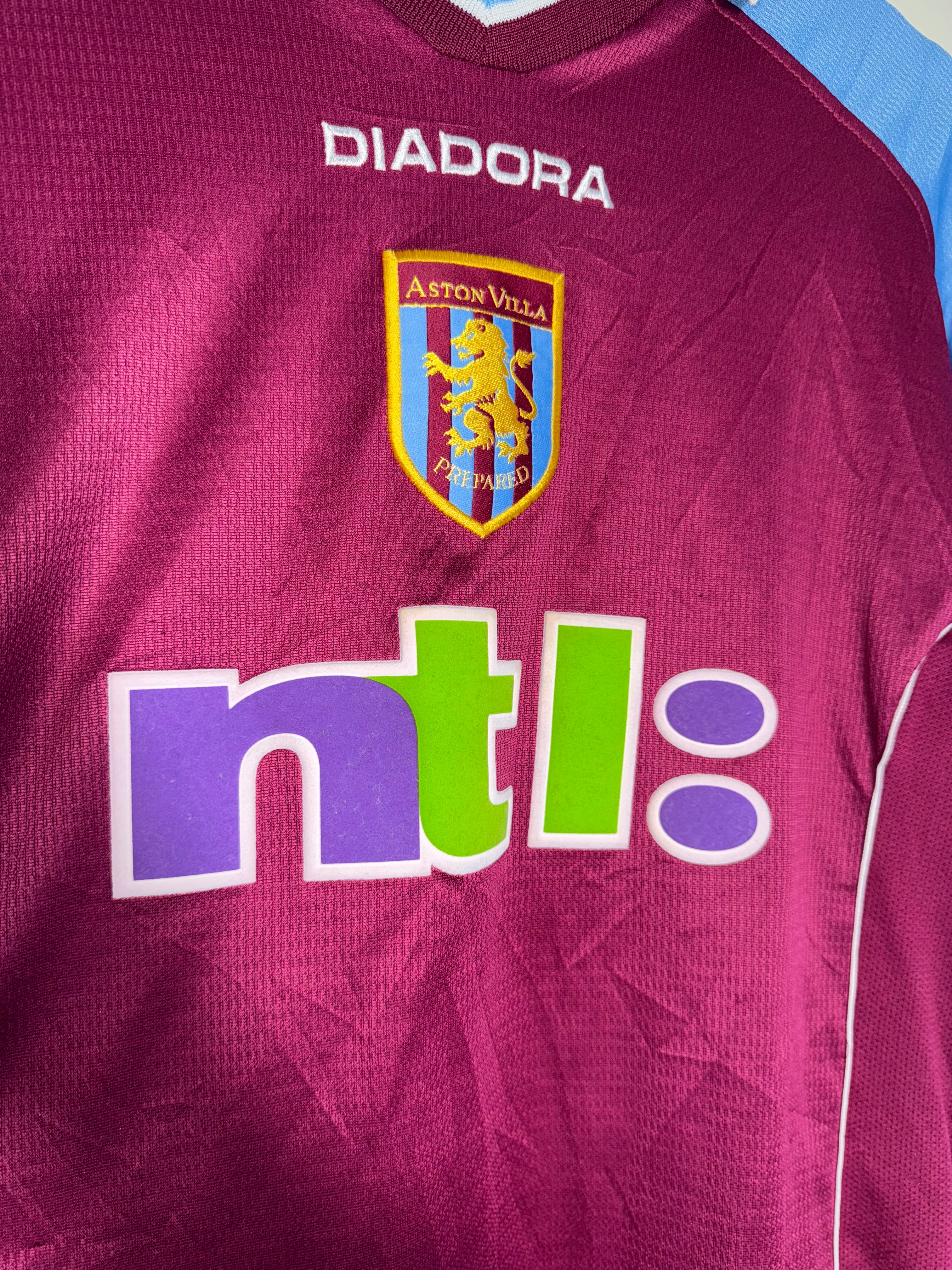 Aston Villa 2000/01 Home Shirt Medium (8/10)