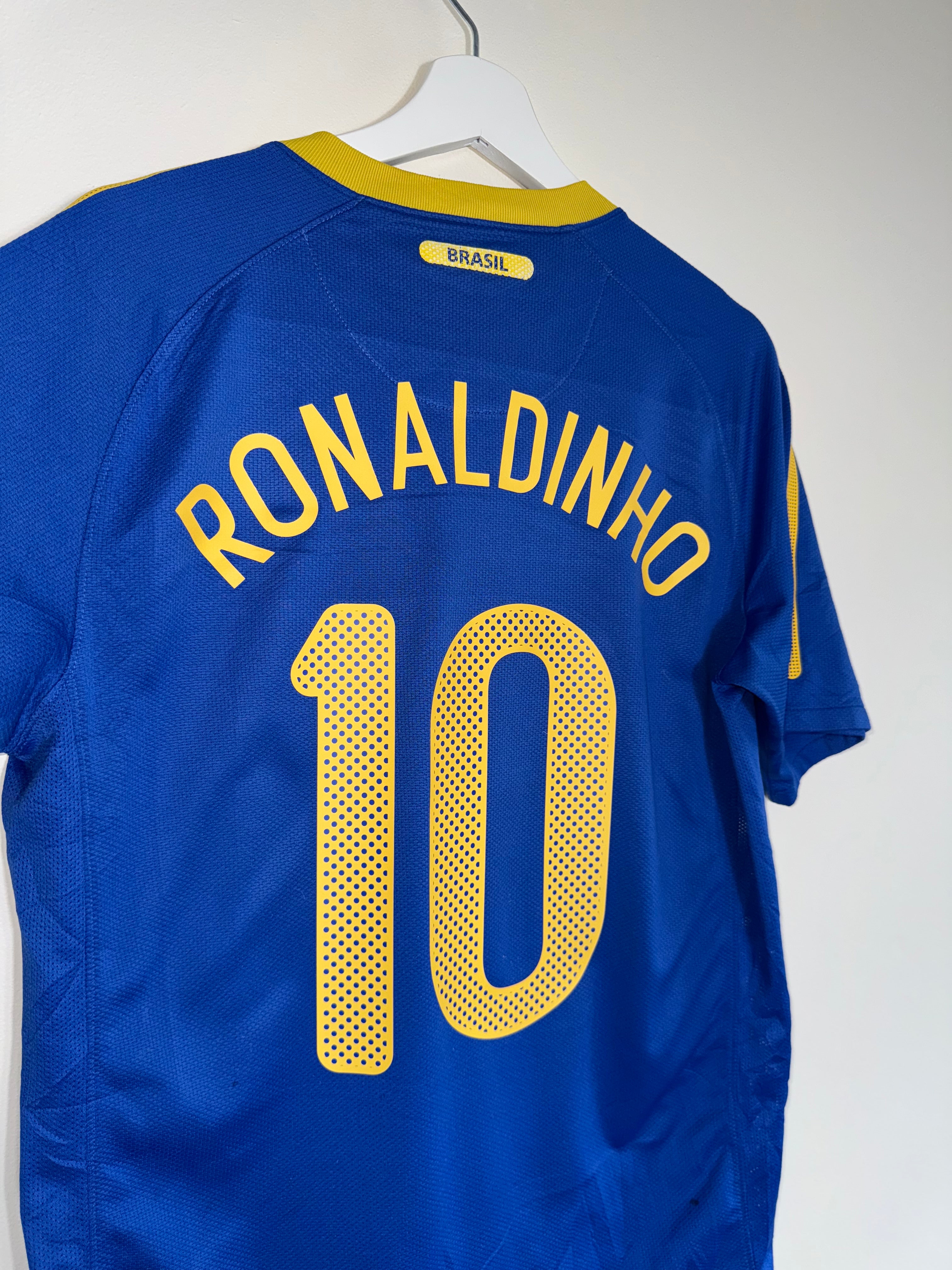 Brazil 2010/12 Away Shirt *RONALDINHO* M (7/10)