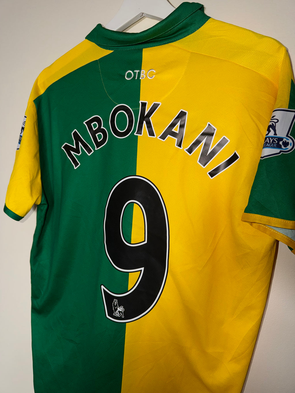 Norwich City 2015/16 Home Shirt *MBOKANI* M (8.5/10)
