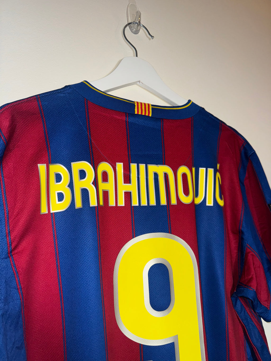 FC Barcelona 2009/10 Home Football Shirt *IBRAHIMOVIC* Large (8/10)