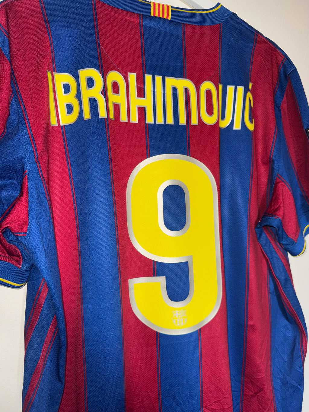 FC Barcelona 2009/10 Home Football Shirt *IBRAHIMOVIC* Large (8/10)