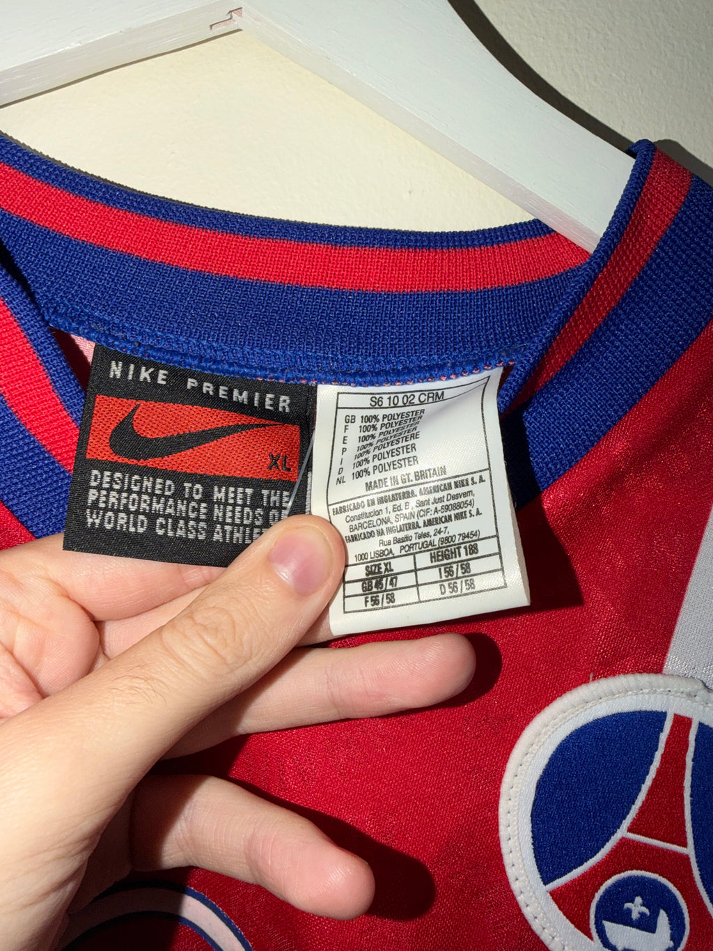 PSG 1996/97 Home Shirt XL (9/10)