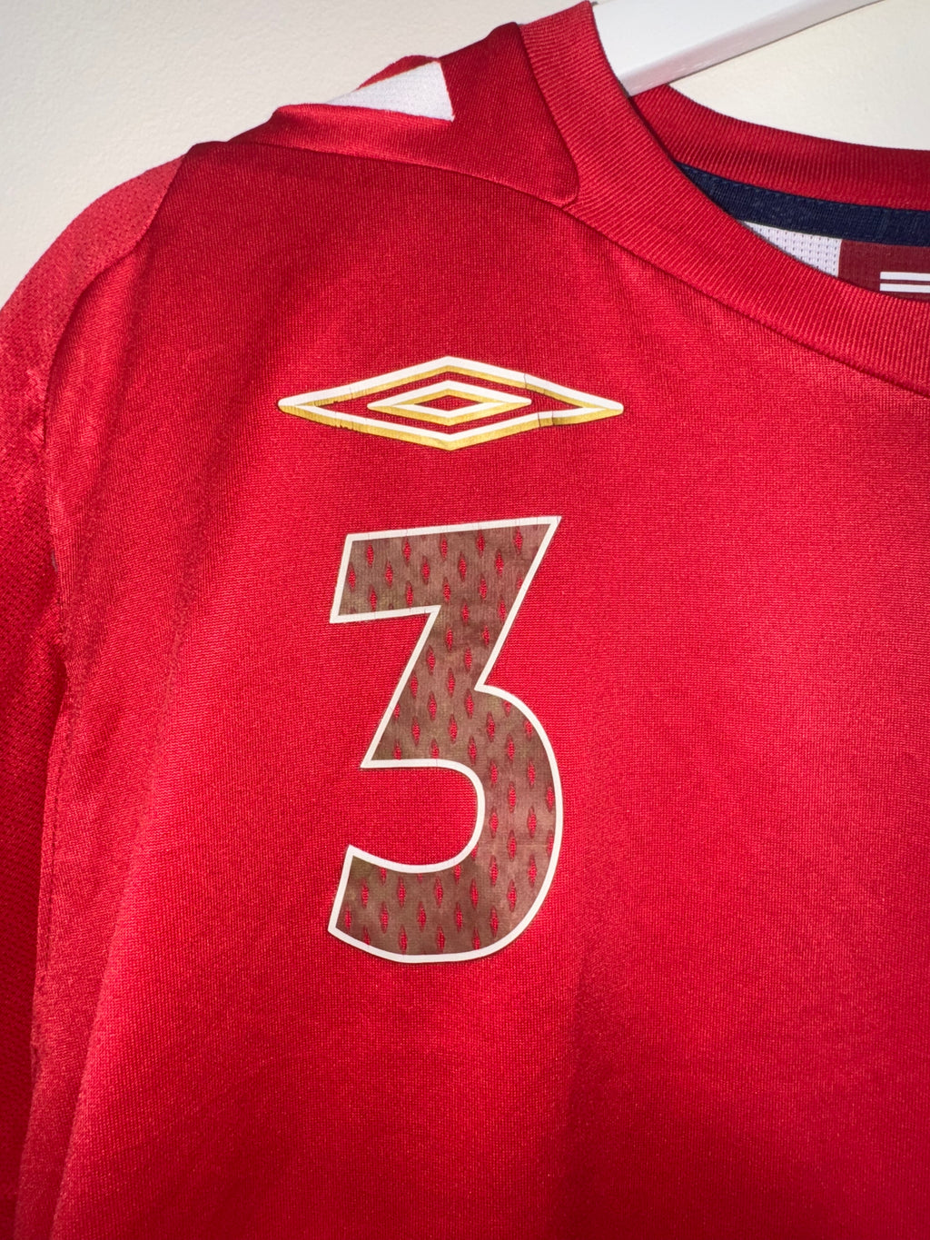 England 2006/08 Home Shirt *COLE* XL
