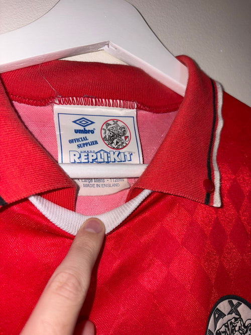 Ajax 1989/91 Home Football Shirt XL (9/10)