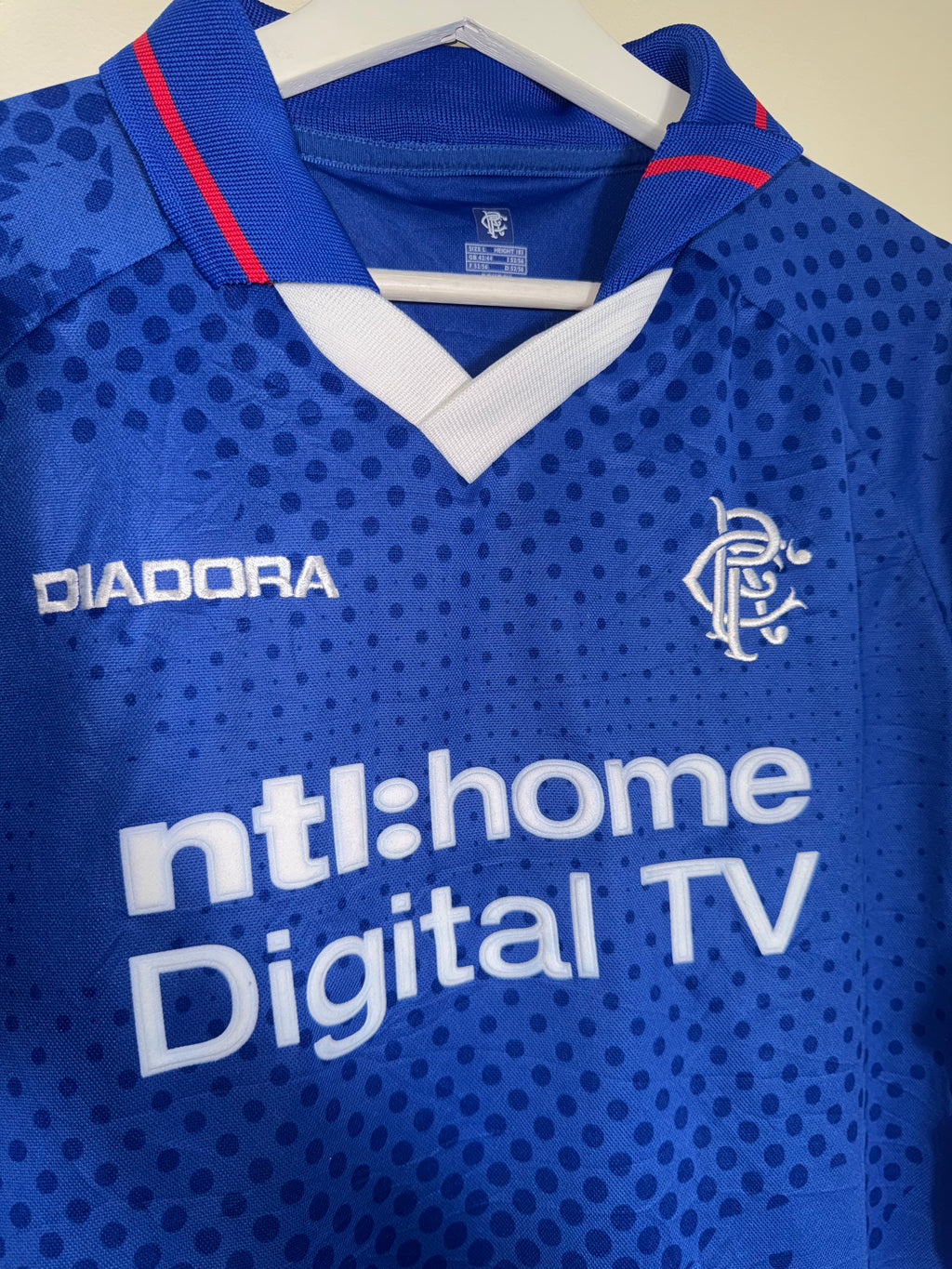 Rangers 2003/04 Home Shirt Large (9/10)