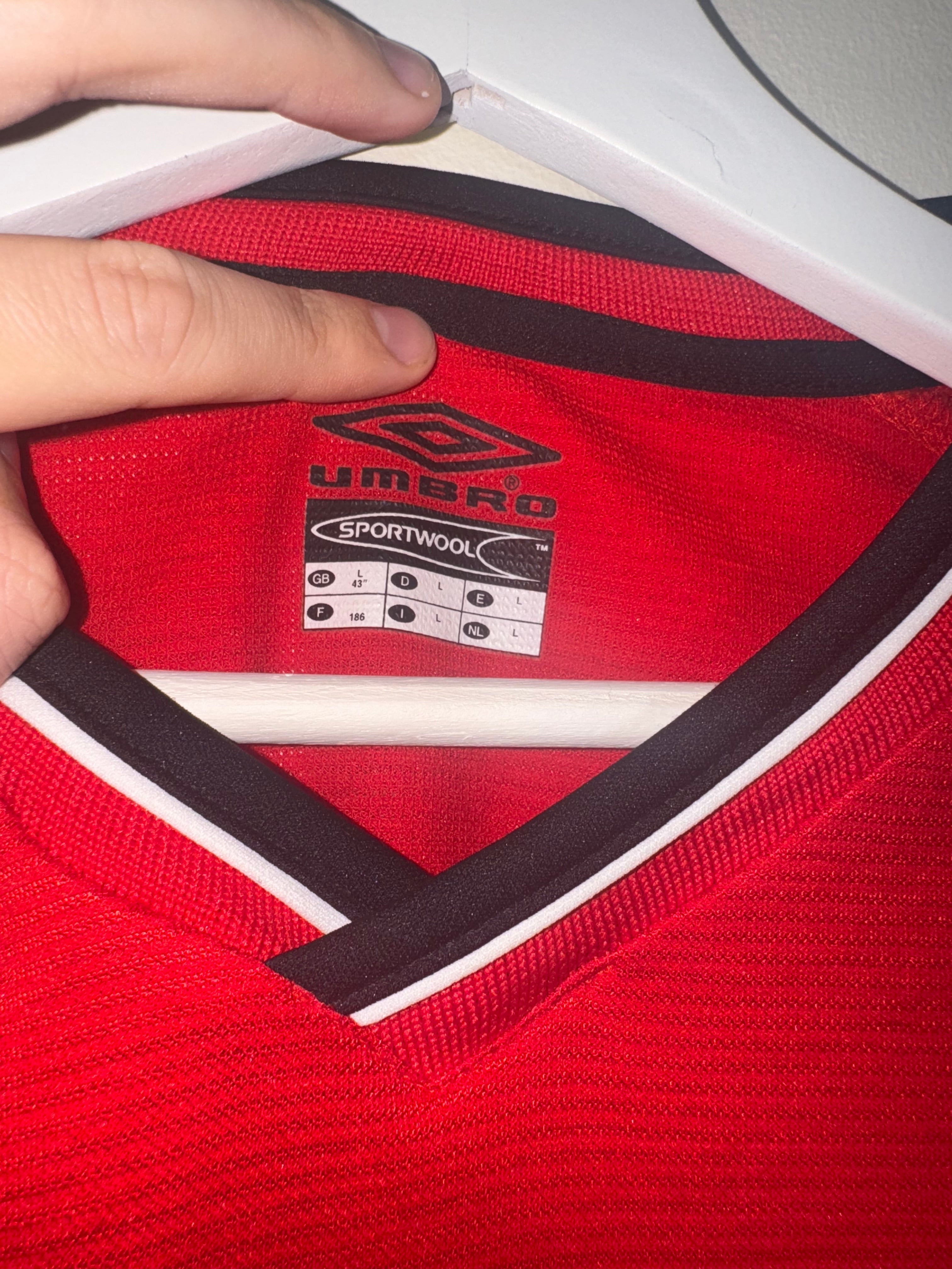 Manchester United 2000/02 Home Shirt Large (6.5/10)