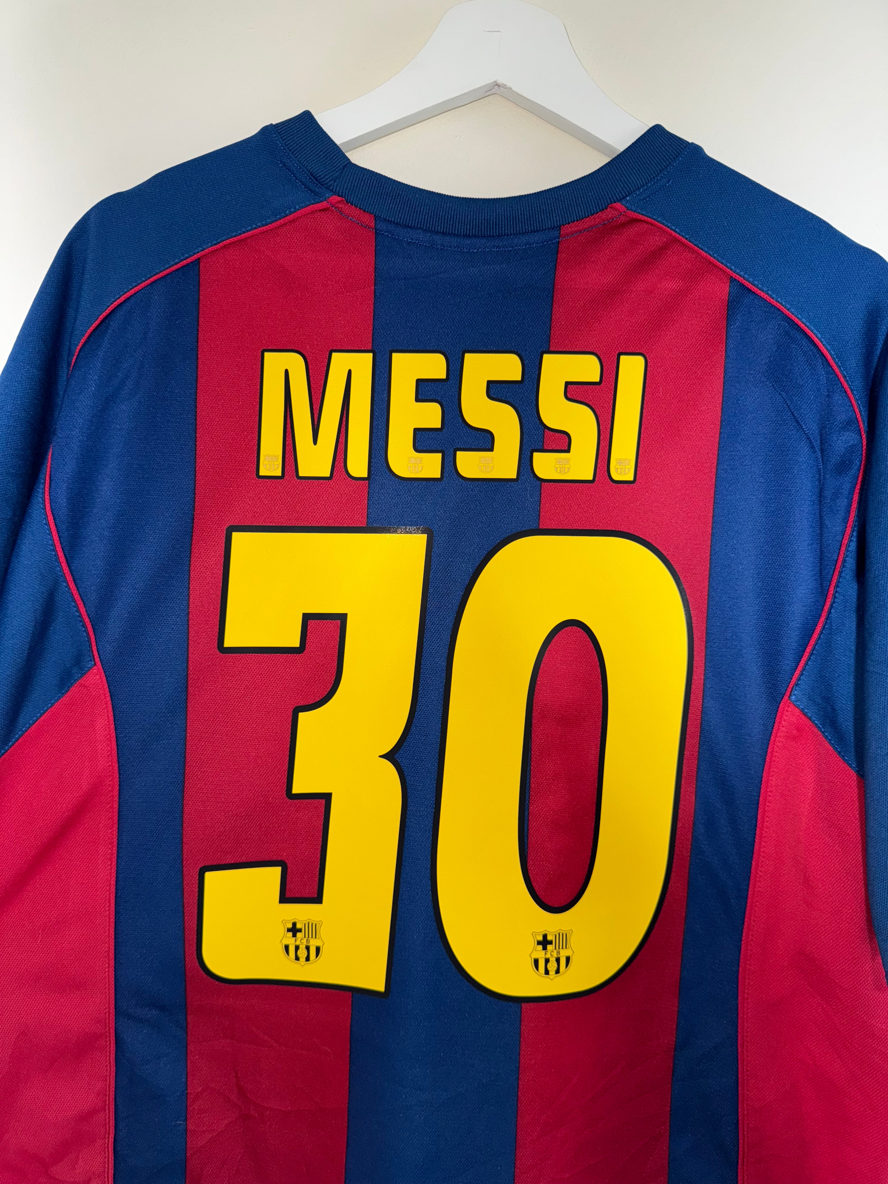 Barcelona 2004/05 Home Shirt *MESSI* XL (9/10)
