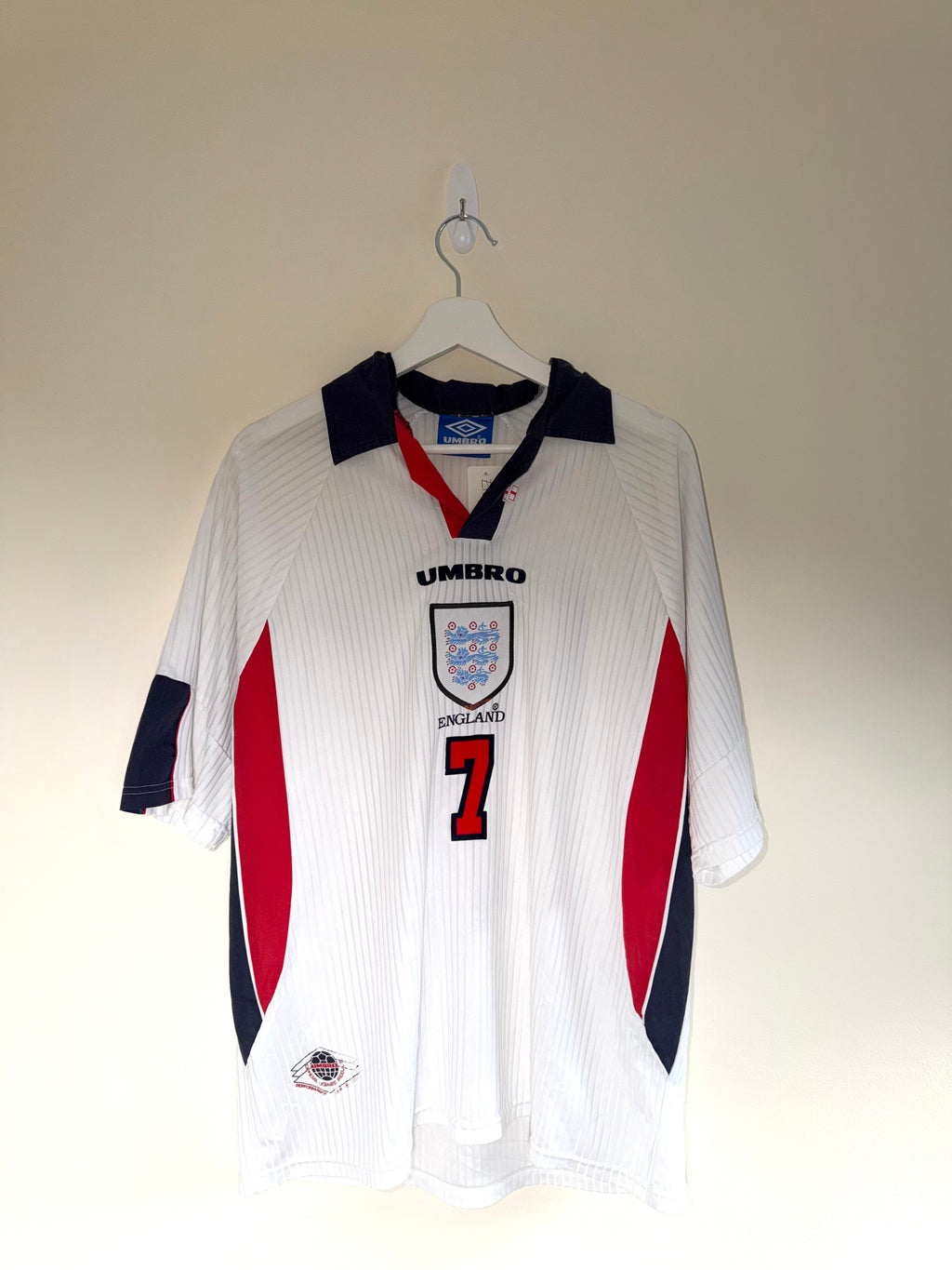 England 1998 Home Shirt *BECKHAM* XXL