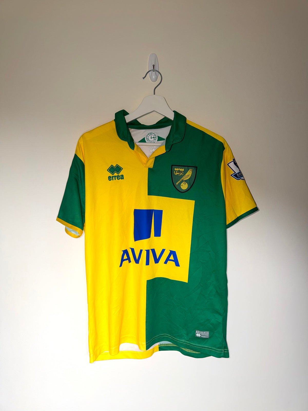 Norwich City 2015/16 Home Shirt *MBOKANI* M (8.5/10)