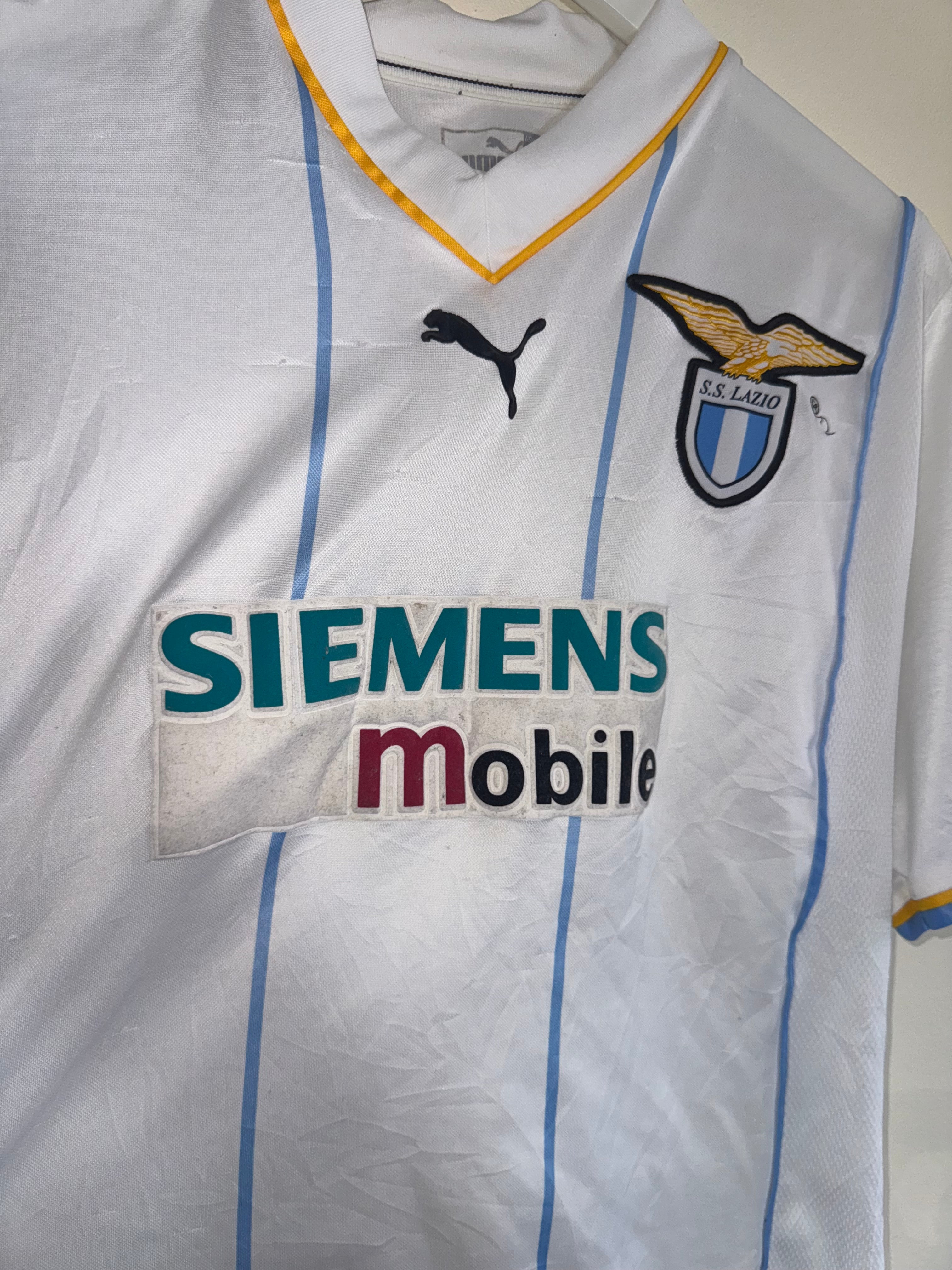 Lazio 2001/02 European Home Shirt S (5/10)