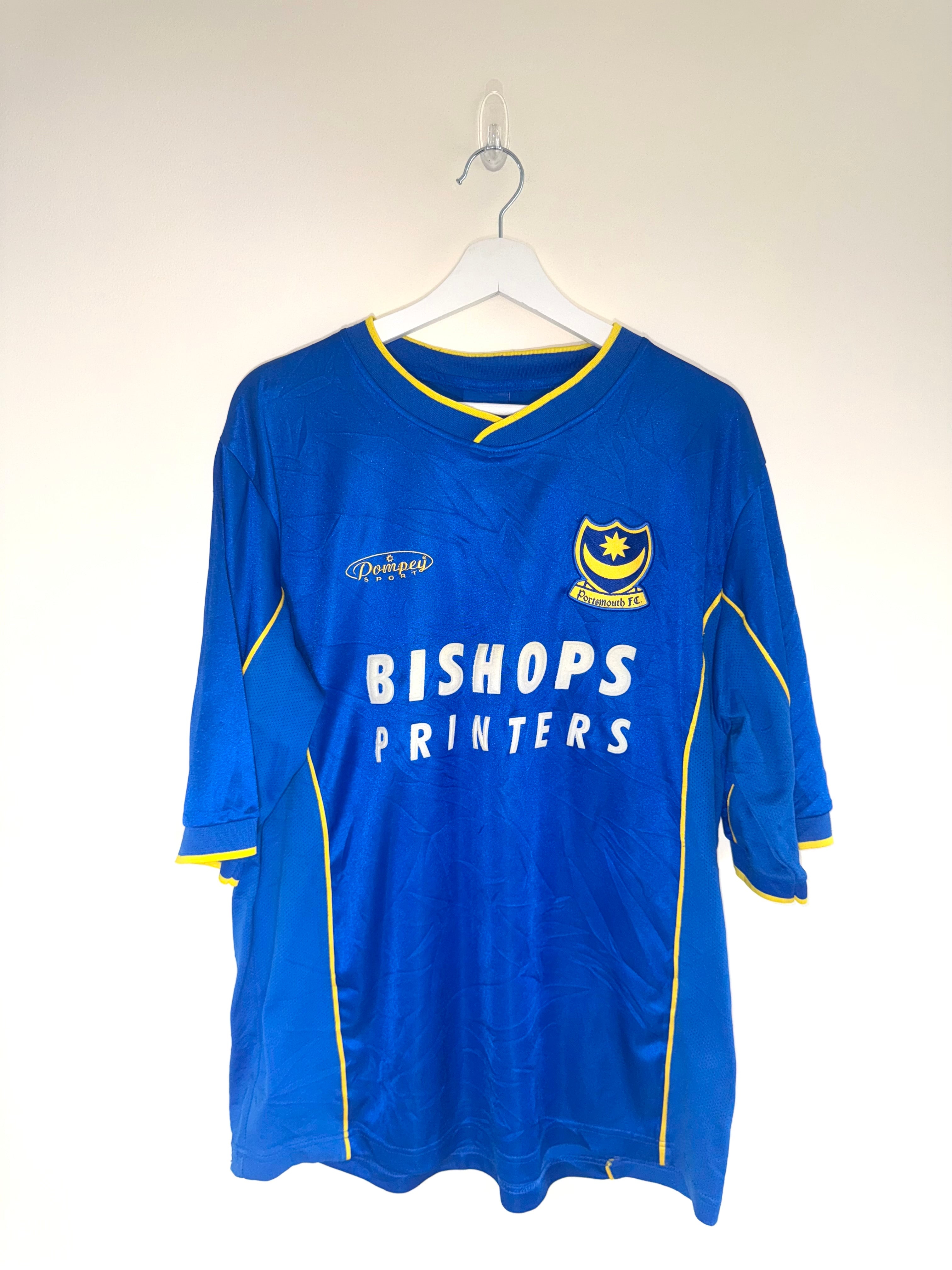 Portsmouth 2000/02 Home Shirt L (8.5/10)