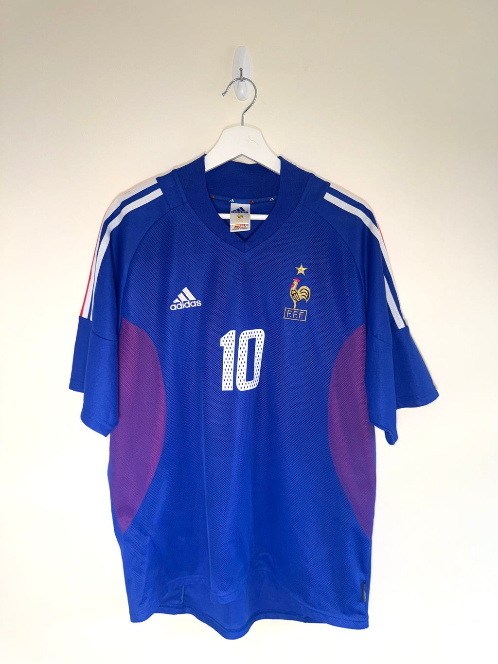 France 2002 Home Shirt *ZIDANE* L (8.5/10)