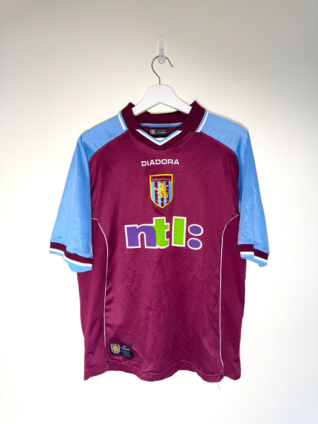 Aston Villa 2000/01 Home Shirt Medium (8/10)