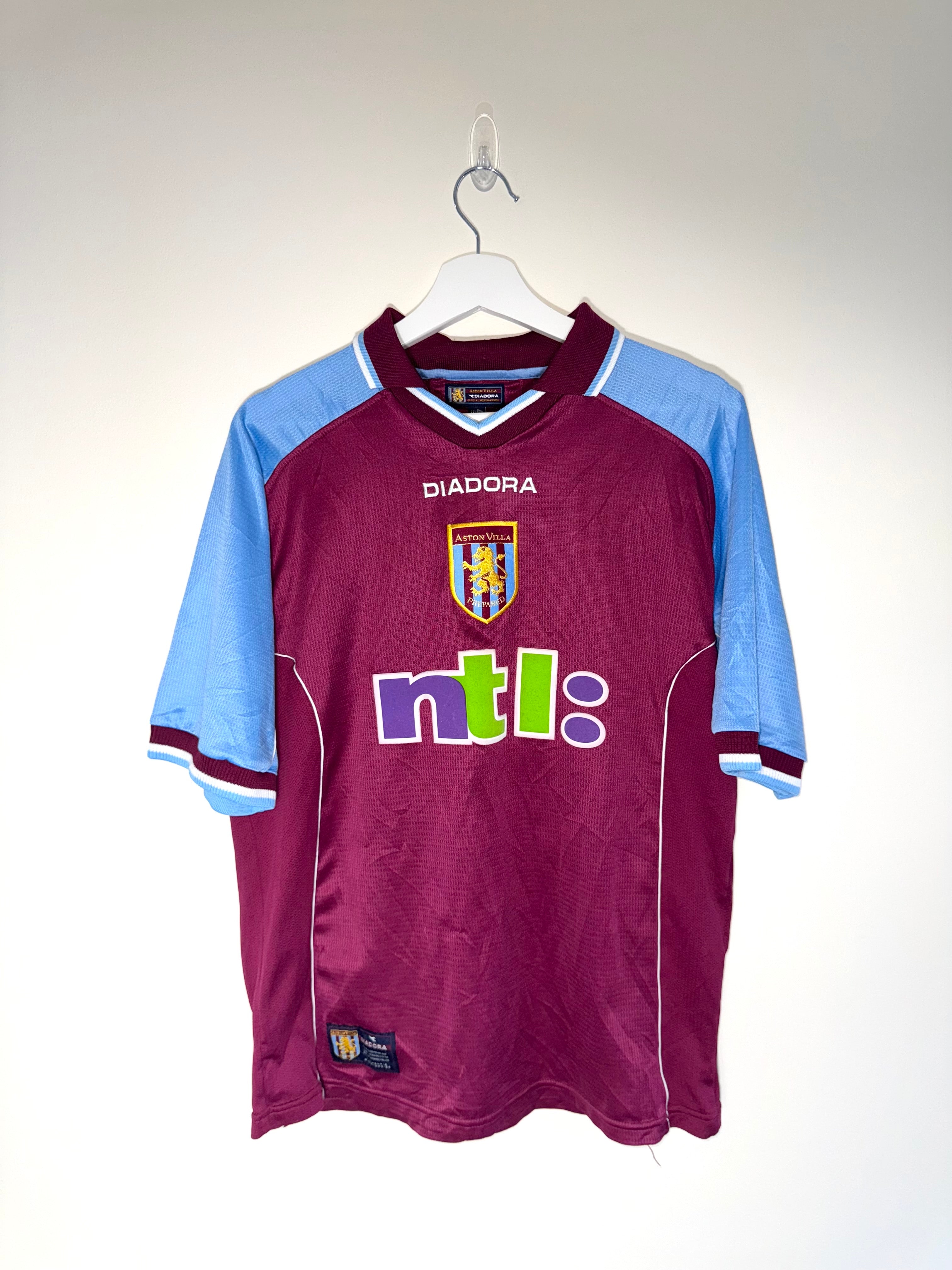 Aston Villa 2000/01 Home Shirt Medium (8/10)