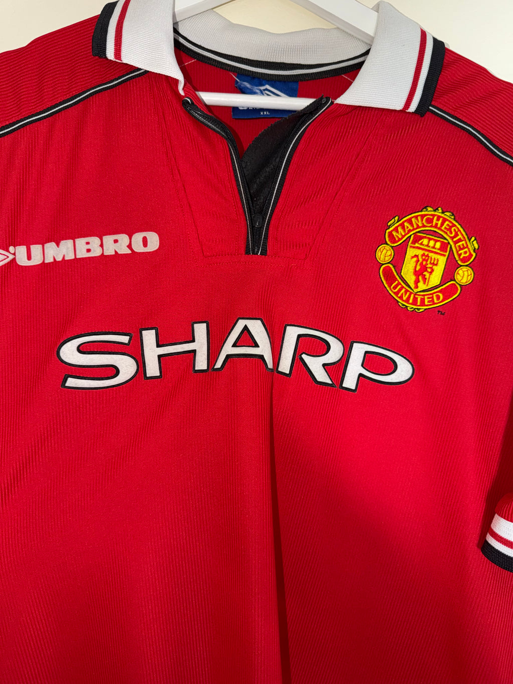 Manchester United 1998/00 Home Shirt XXL (8/10)