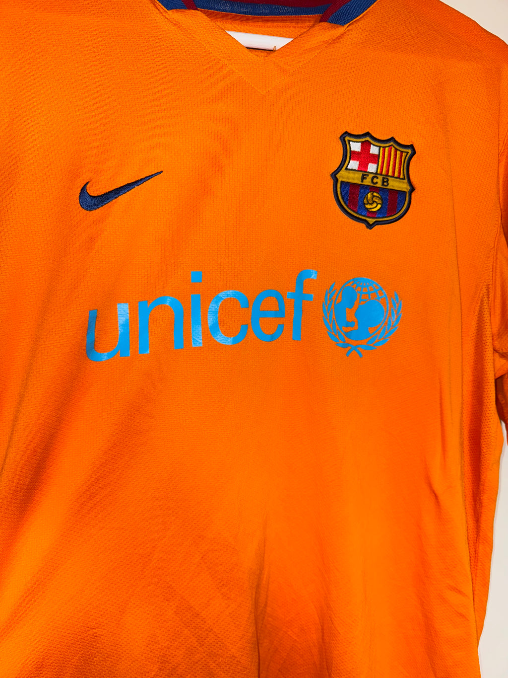 FC Barcelona 2006/08 Away Football Shirt *RONALDINHO* L (8.5/10)