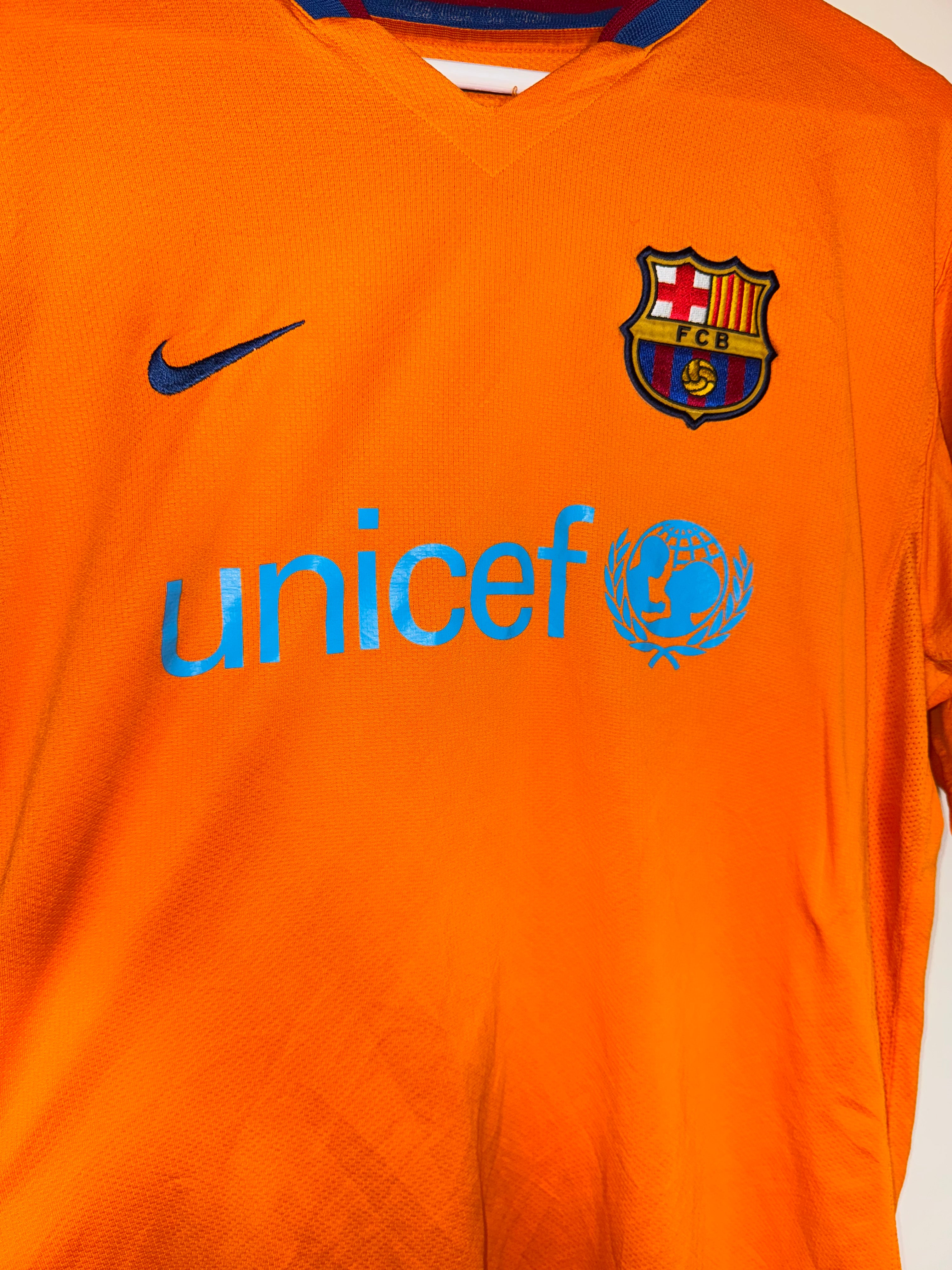 FC Barcelona 2006/08 Away Football Shirt *RONALDINHO* L (8.5/10)