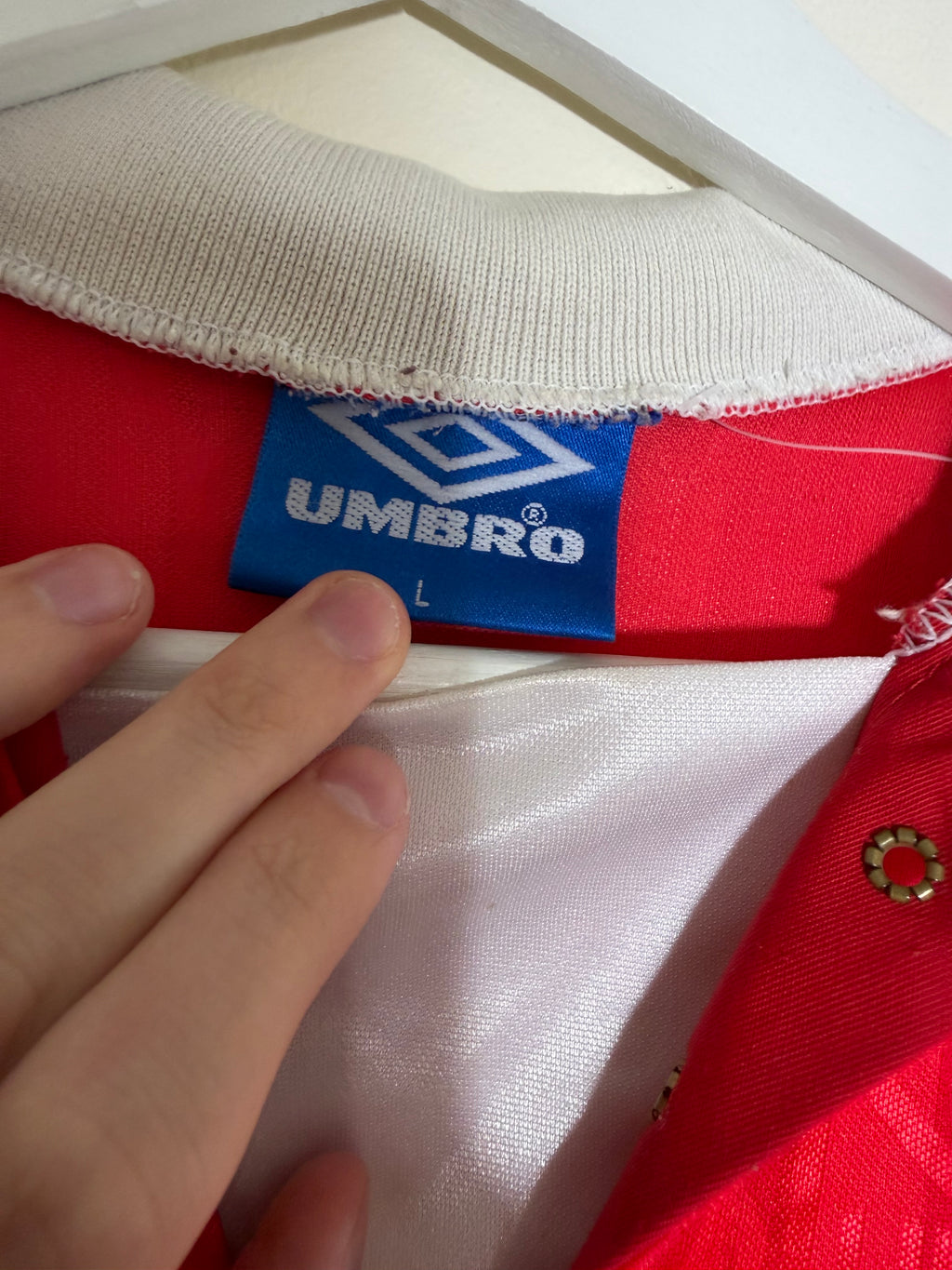 Manchester United 1992/94 Home Shirt L (8/10)