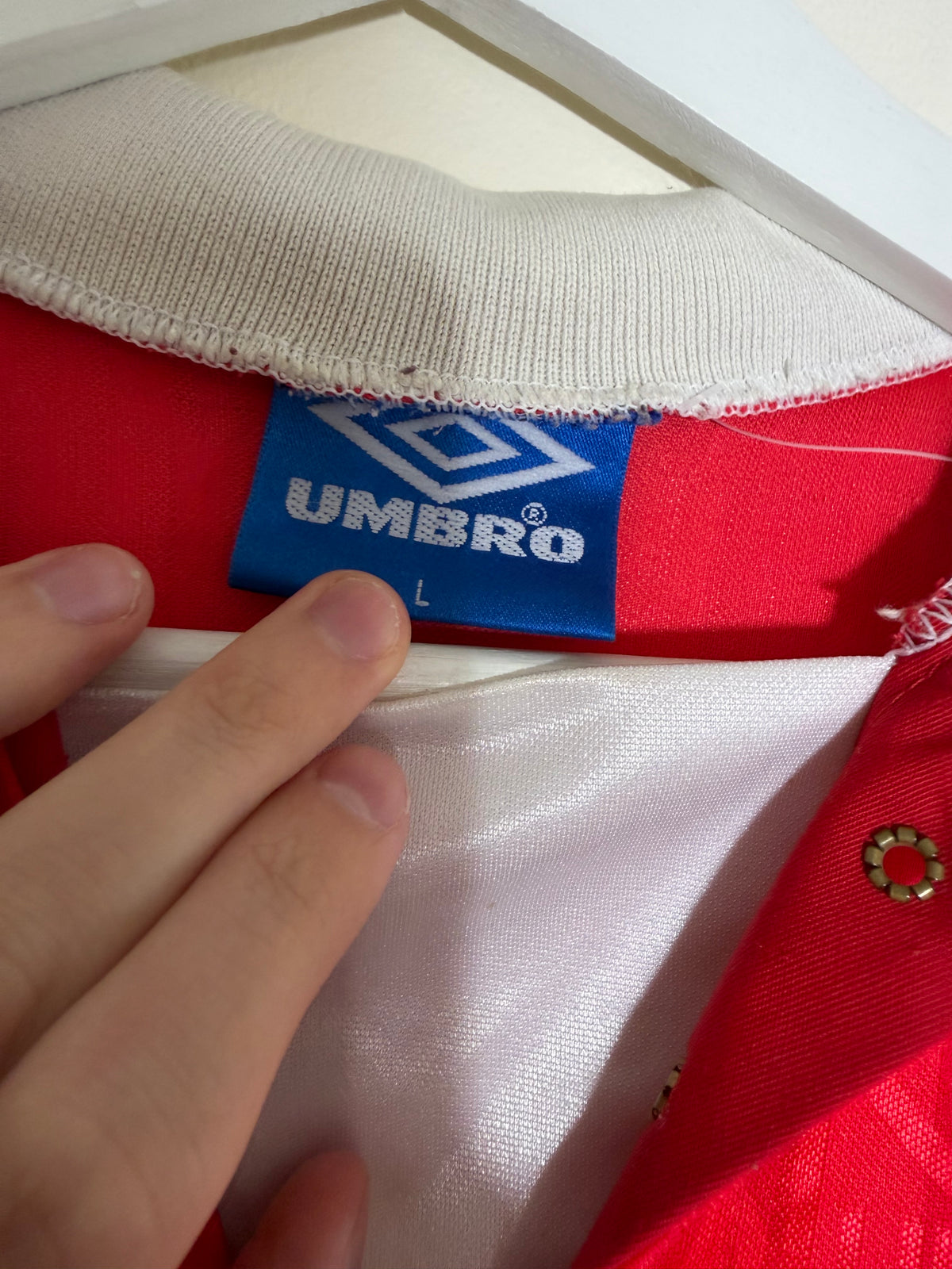 Manchester United 1992/94 Home Shirt L (8/10)
