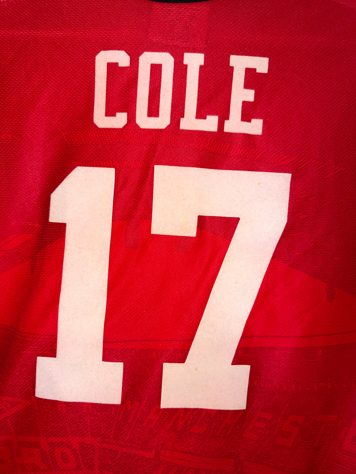 Manchester United 1994/96 Home Shirt *COLE* M (8.5/10)