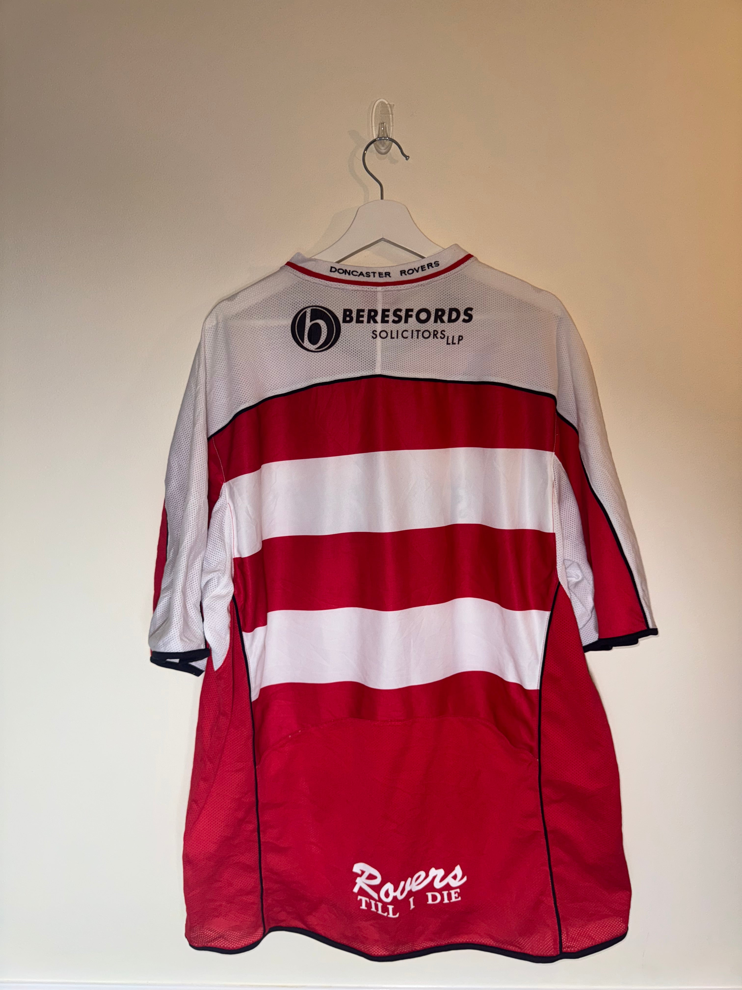 Doncaster Rovers 2005/06 Home Shirt 3XL (7/10)