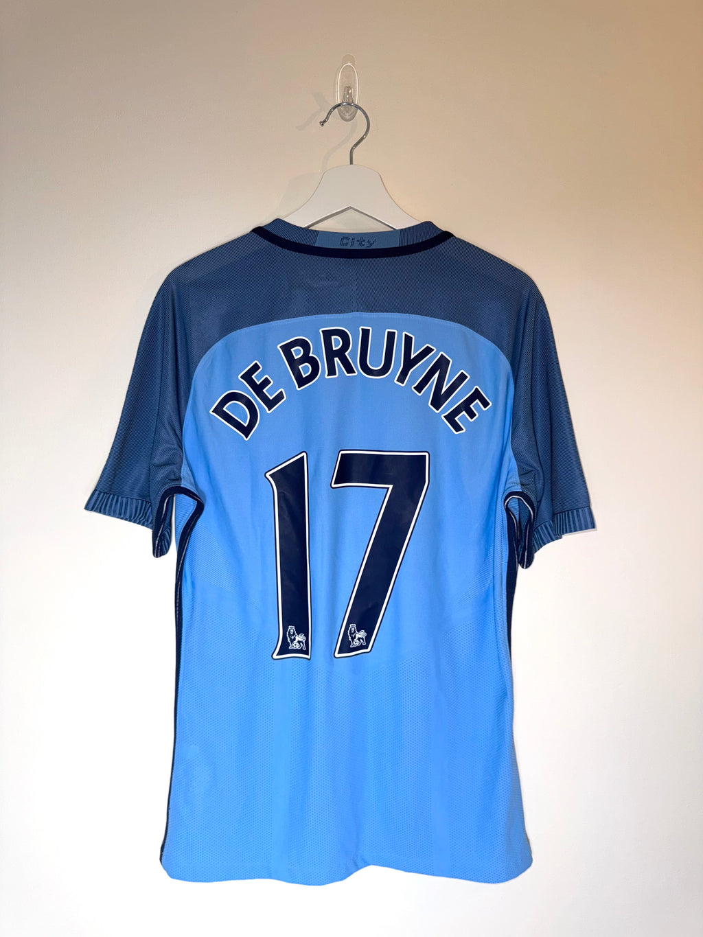 Manchester City 2016/17 Player Spec Football Shirt *DE BRUYNE* L (9/10)