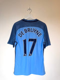 Manchester City 2016/17 Player Spec Football Shirt *DE BRUYNE* L (9/10)
