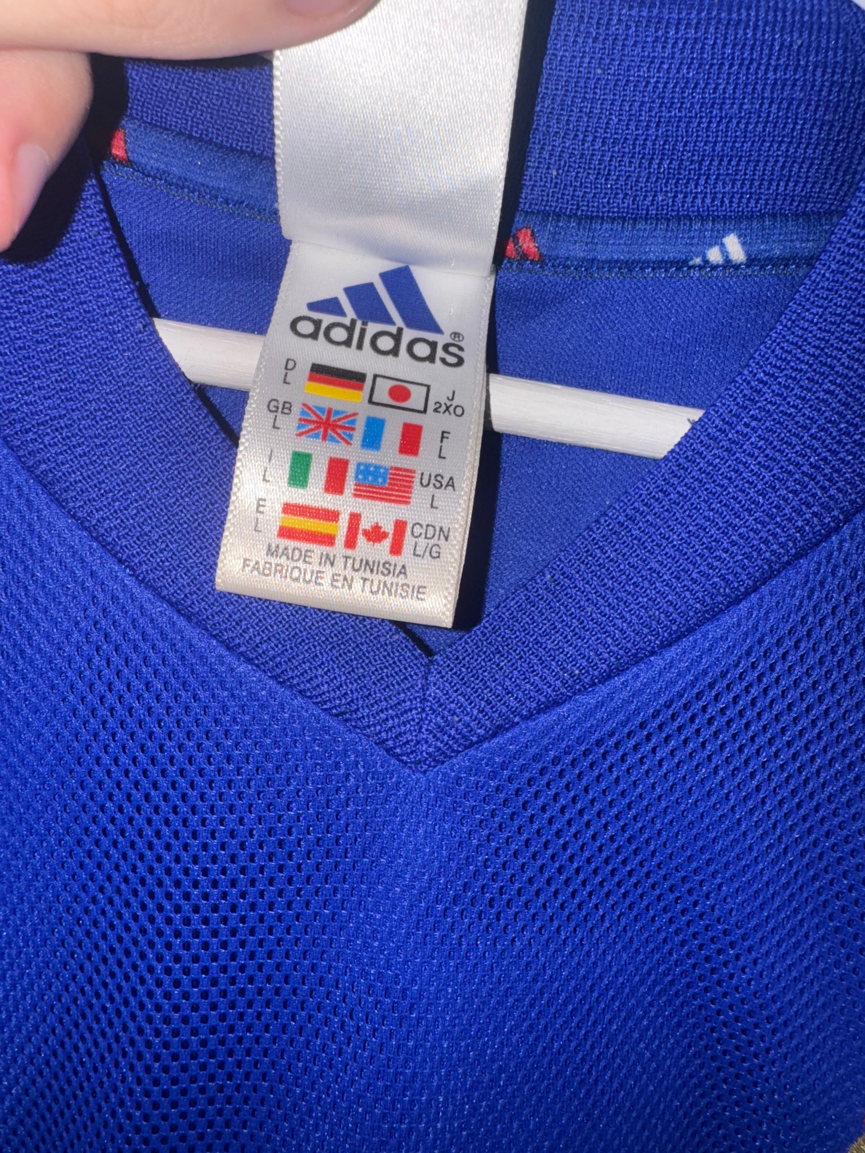 France 2002 Home Shirt *ZIDANE* L (8.5/10)