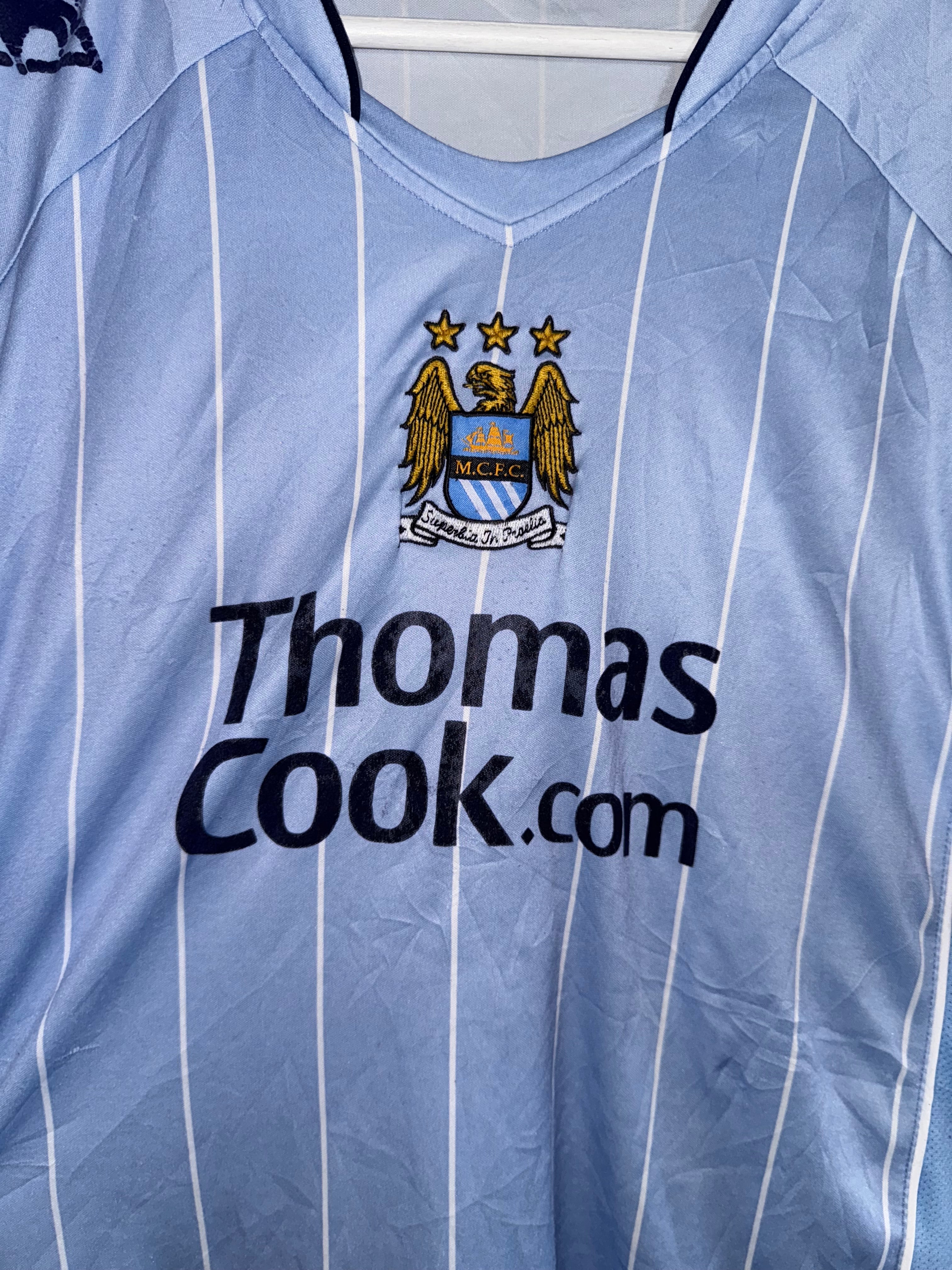 Manchester City 2007/08 Home Shirt L (6/10)
