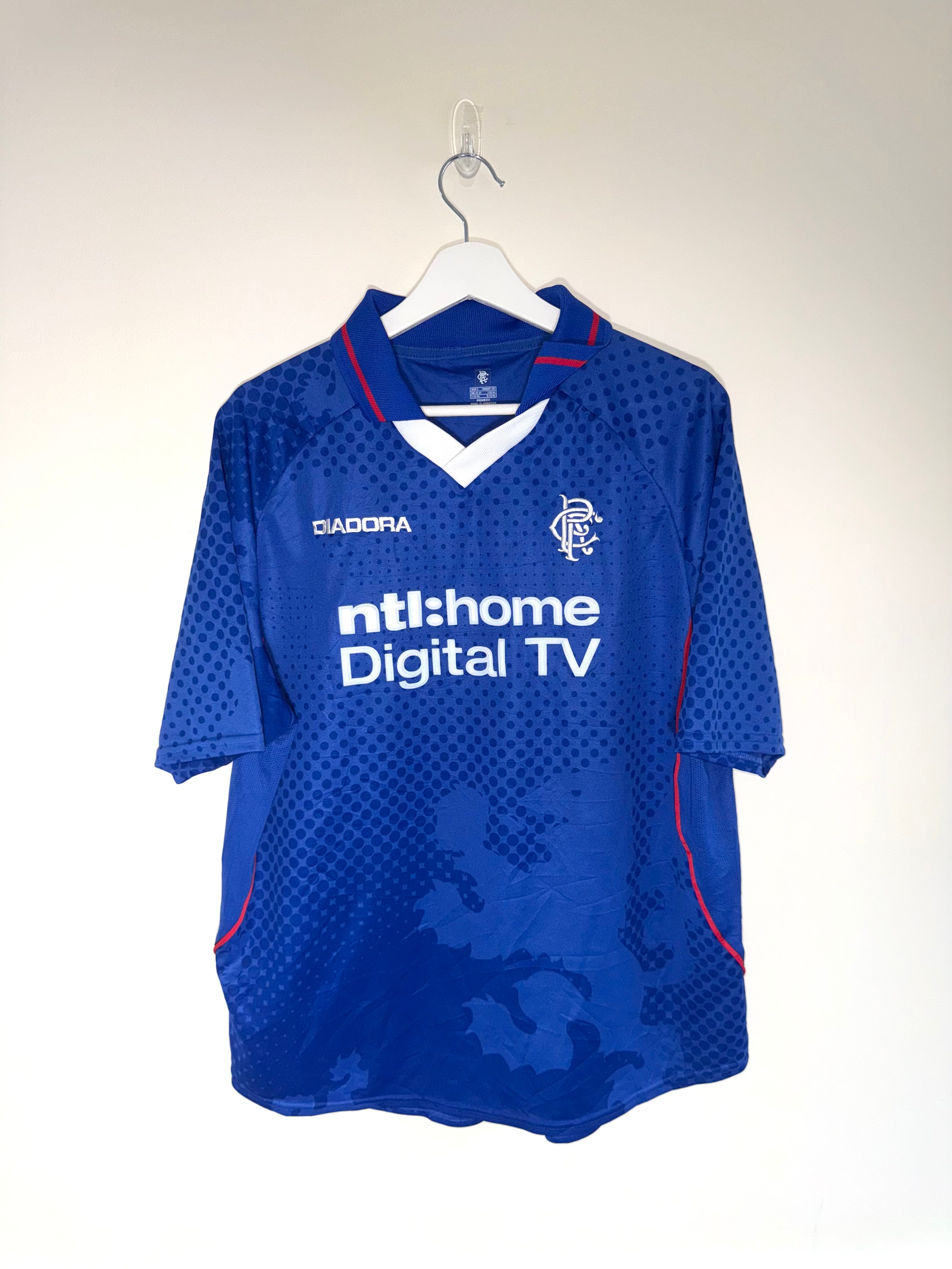 Rangers 2003/04 Home Shirt Large (9/10)