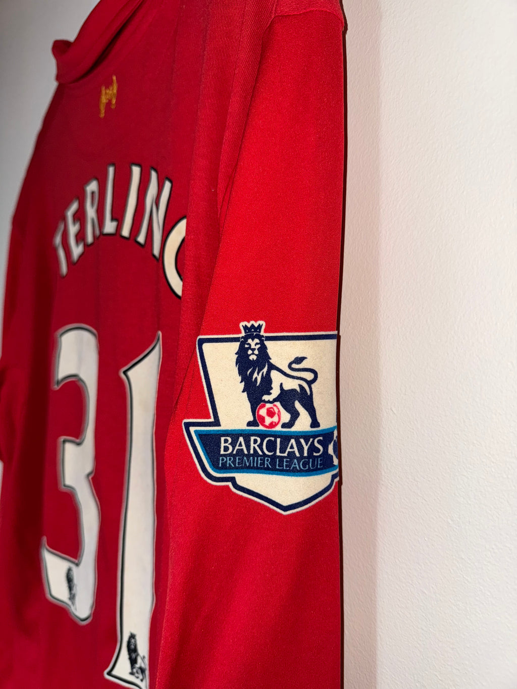 Liverpool 2012/13 Home Football Shirt *STERLING* L (7/10)