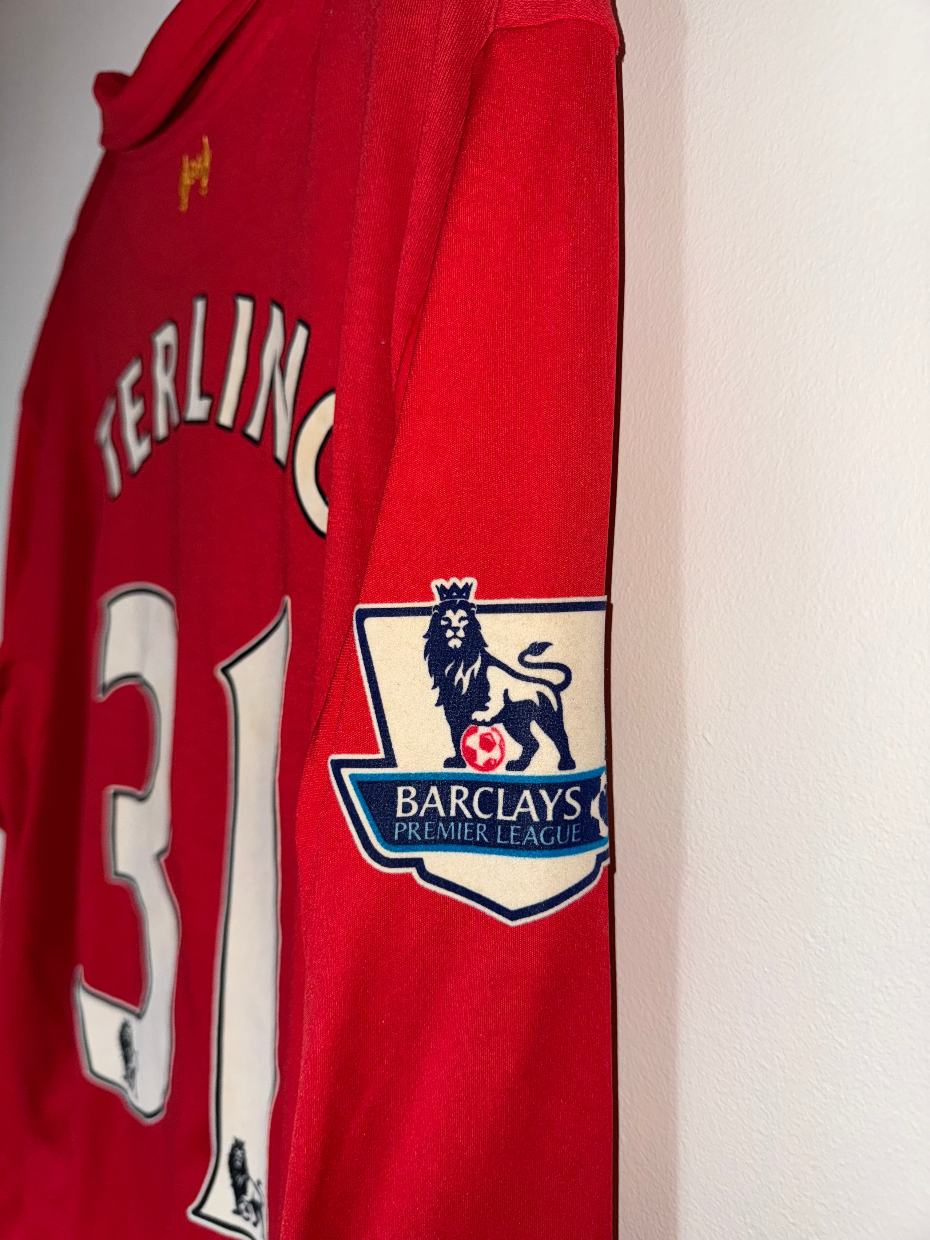 Liverpool 2012/13 Home Football Shirt *STERLING* L (7/10)