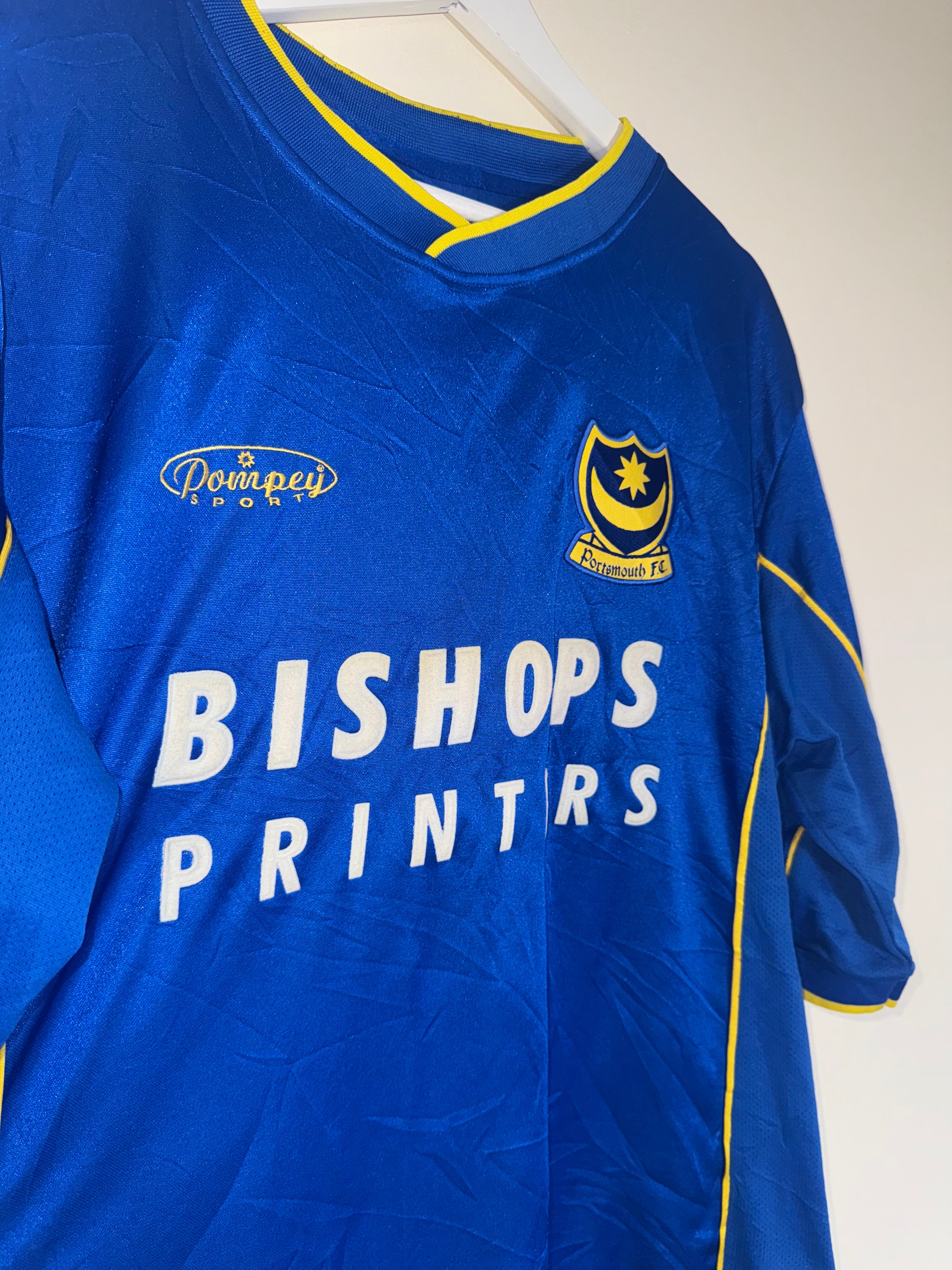 Portsmouth 2000/02 Home Shirt L (8.5/10)