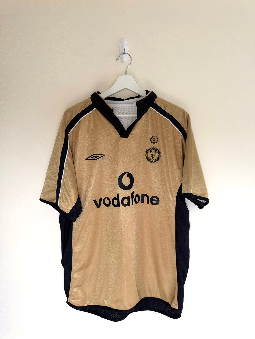 Manchester United 2001/02 Reversible Away/Third Shirt L (9/10)