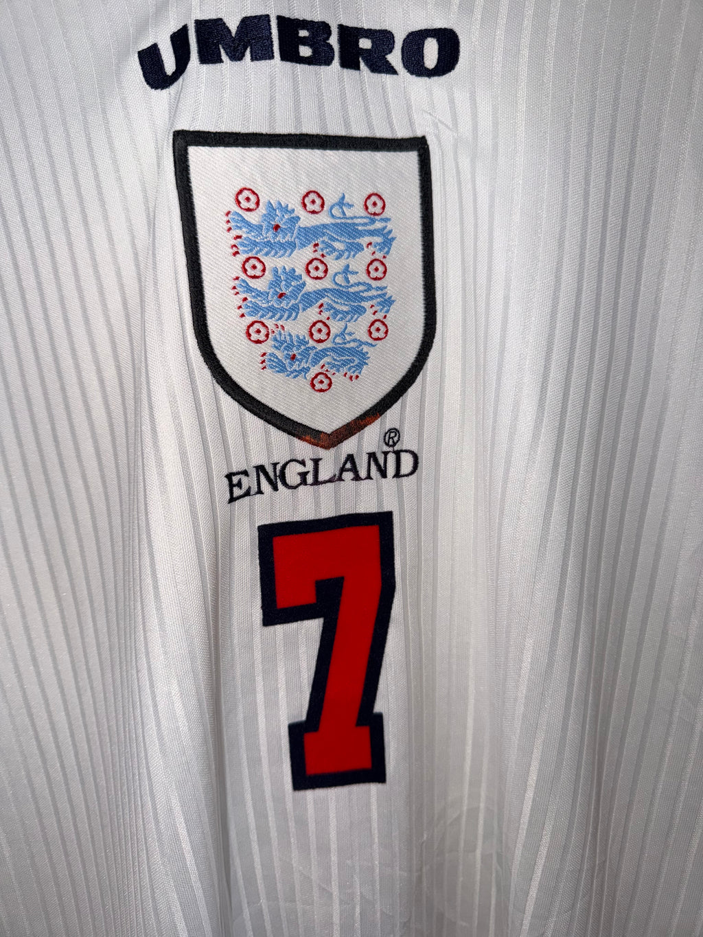 England 1998 Home Shirt *BECKHAM* XXL